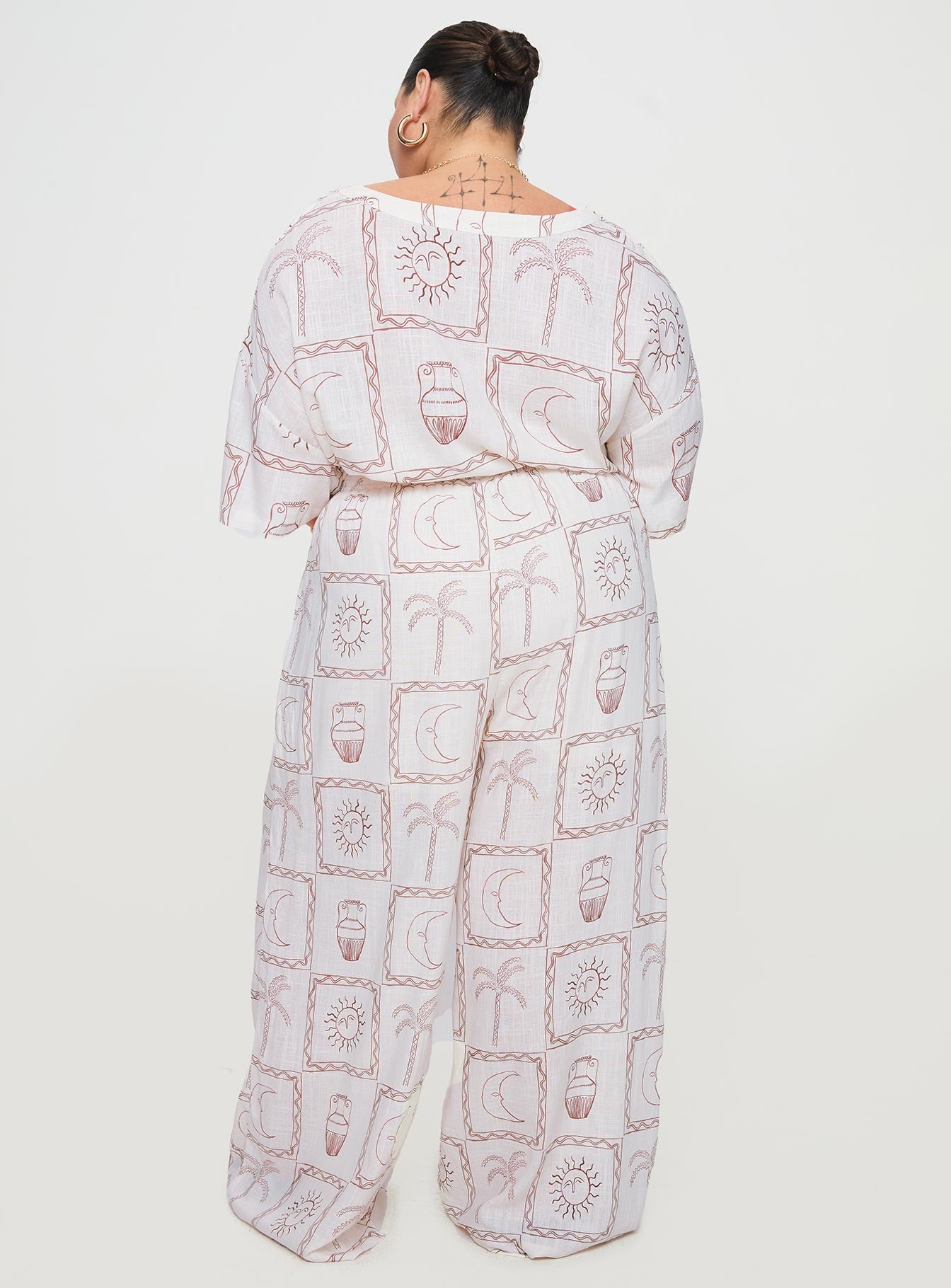 Sun Dream Pant Cream / Multi Curve - Image 5