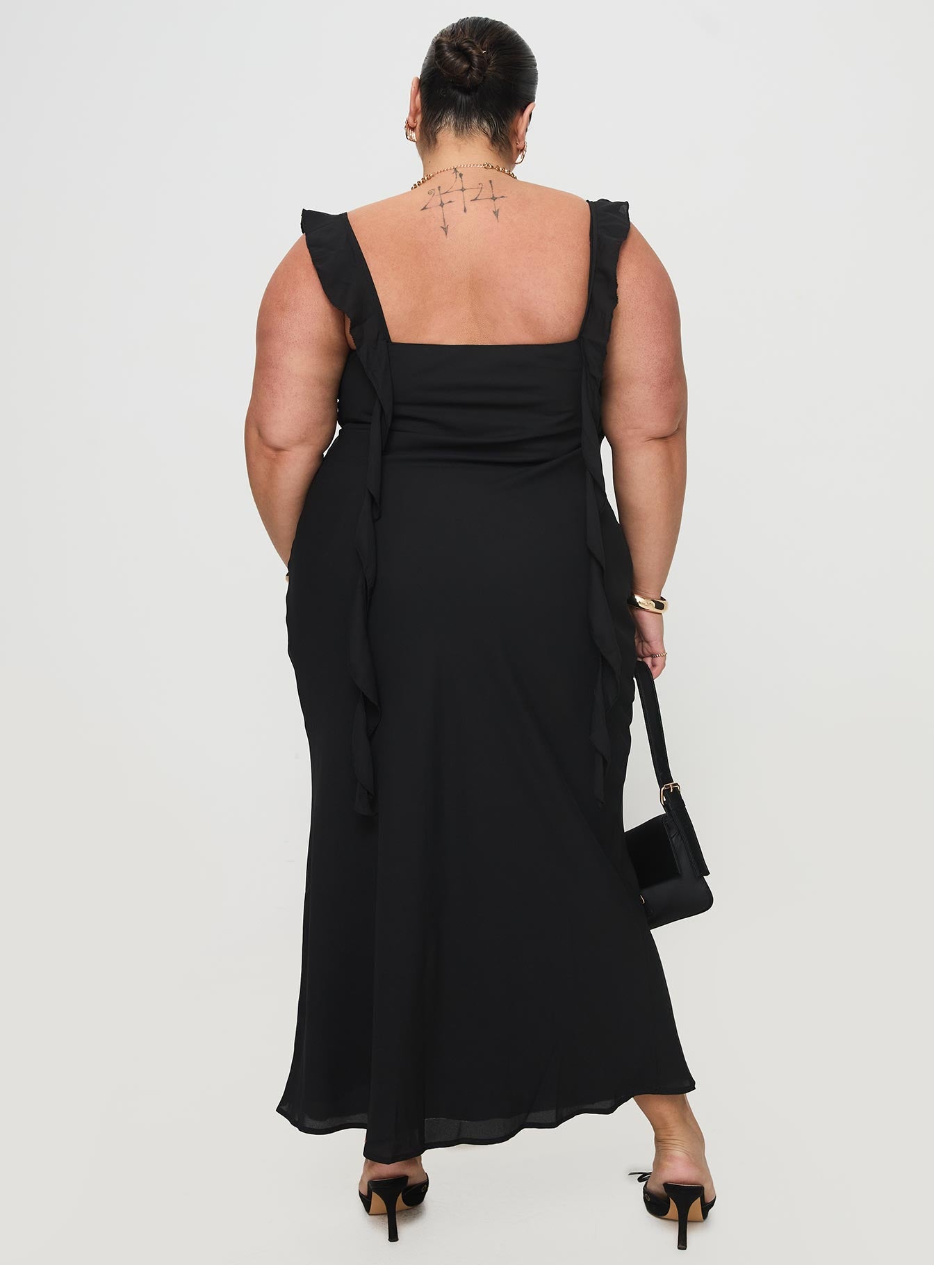 Lanai Maxi Dress Black Curve - Image 5