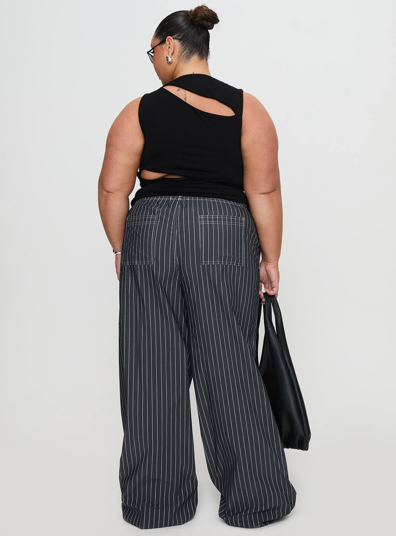 Terrance Baggy Pant Grey Stripe - Image 10