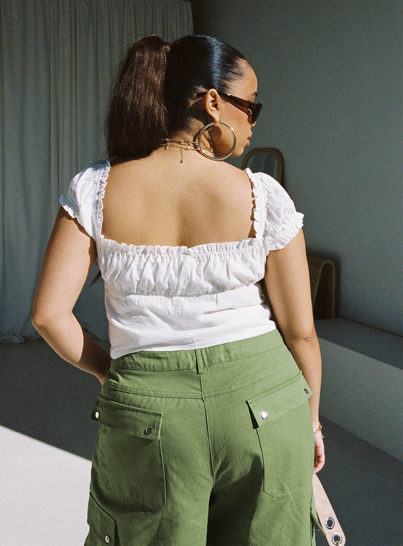 Elouise Crop Top White Curve - Image 5