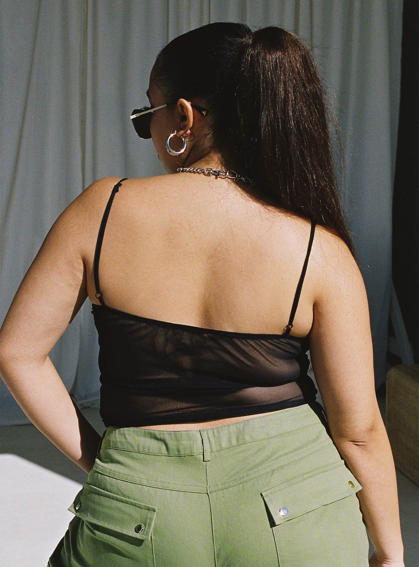 Shine Bright Crop Top Black Curve - Image 6