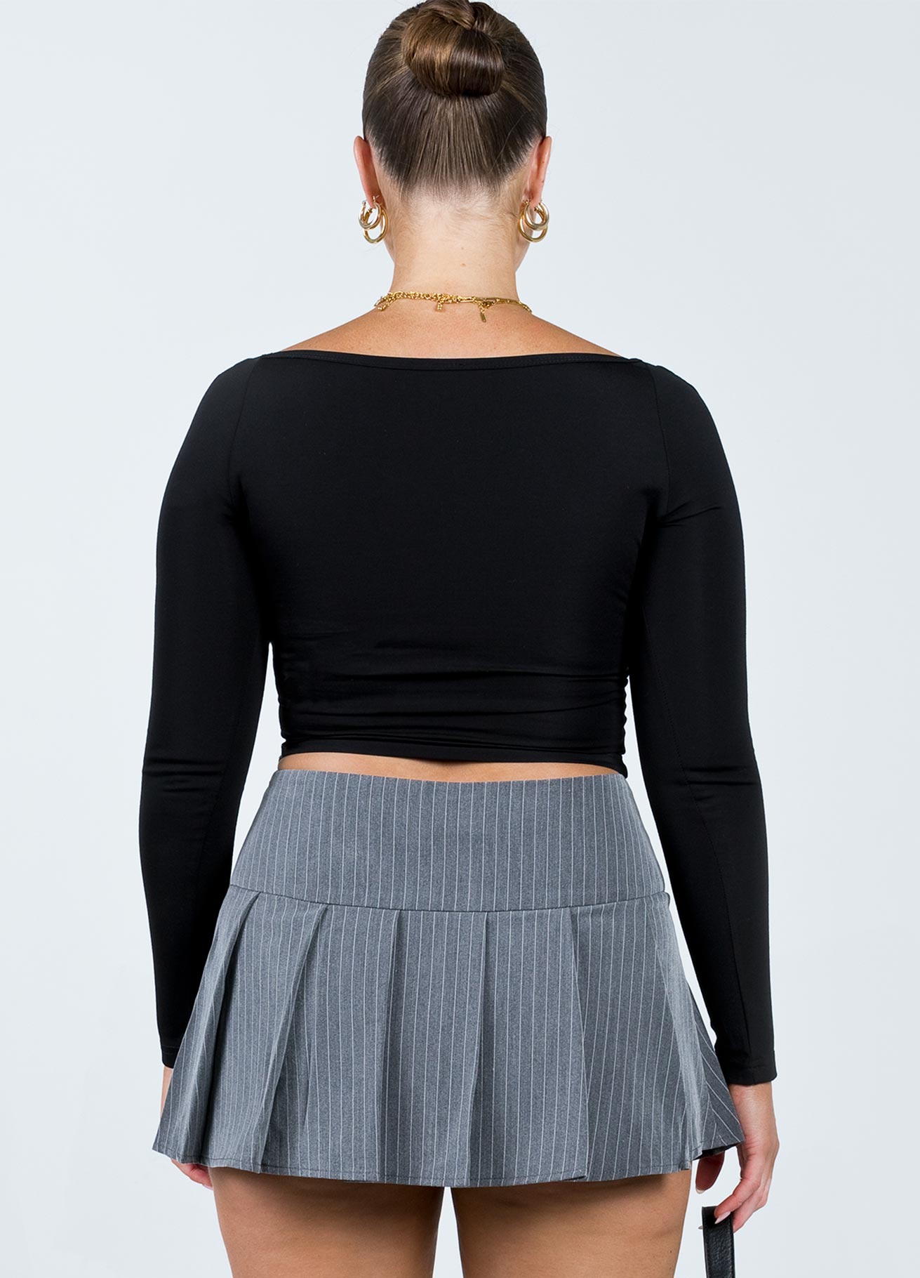Hyden Long Sleeve Top Black - Image 5