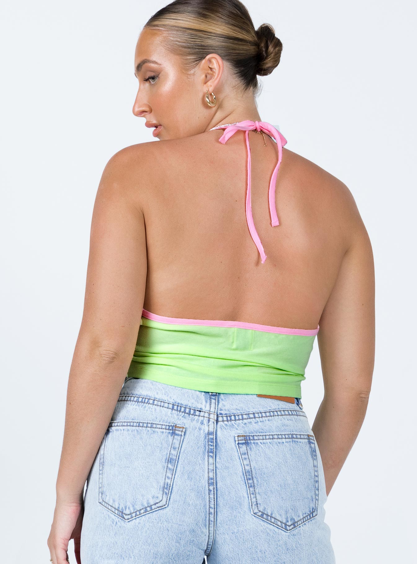 Love Me Harder Top Green - Image 7