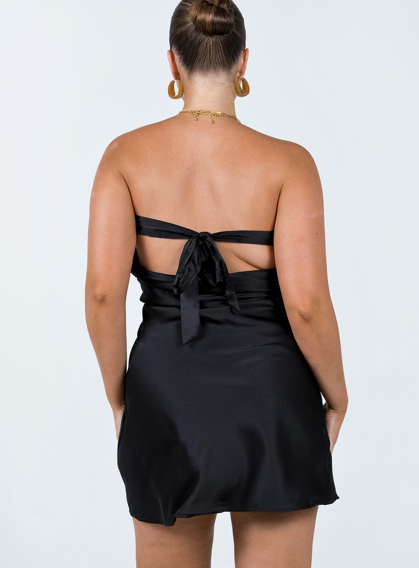 Jasmyn Mini Dress Black - Image 5