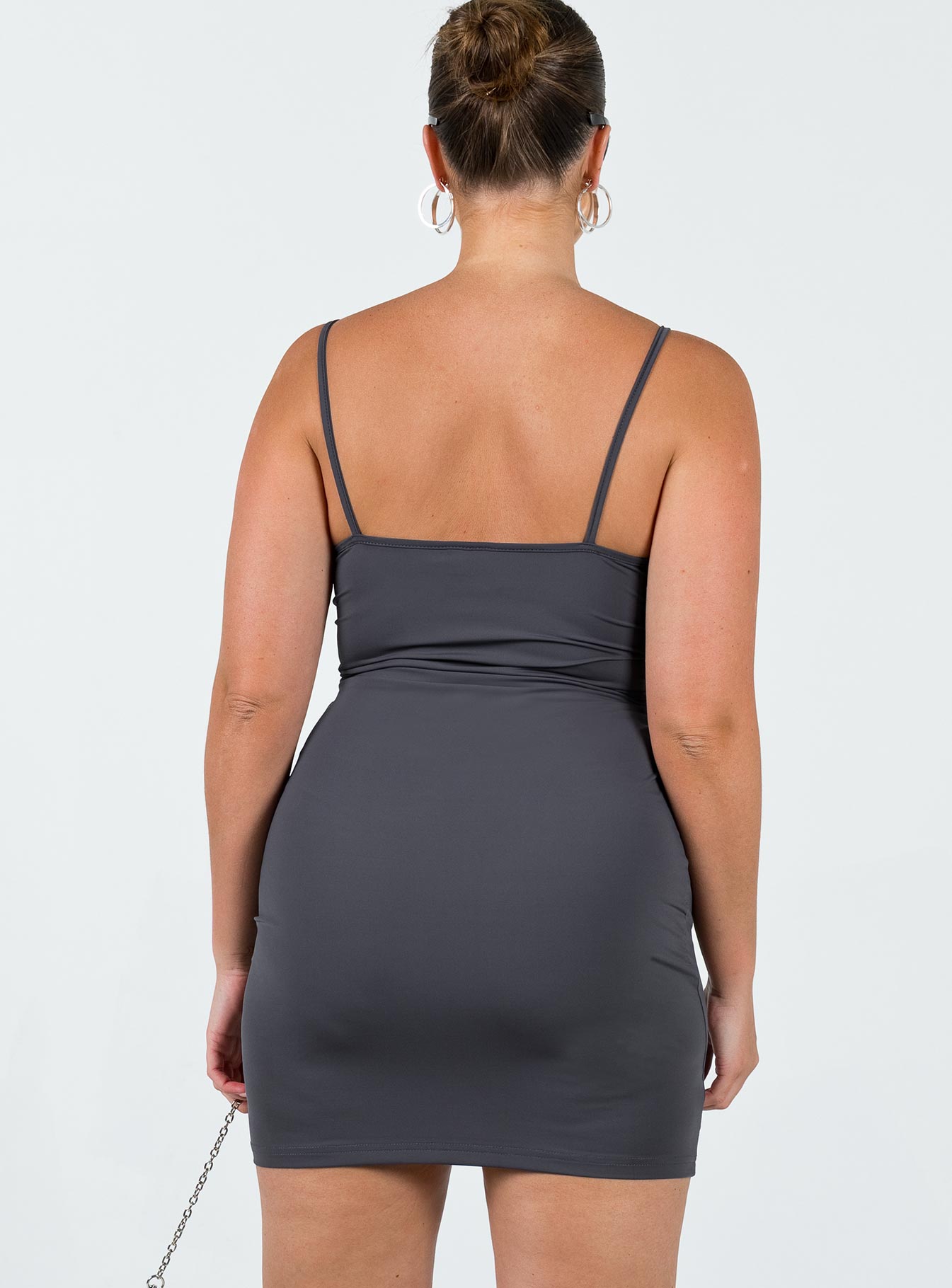 Geary Mini Dress Grey - Image 5