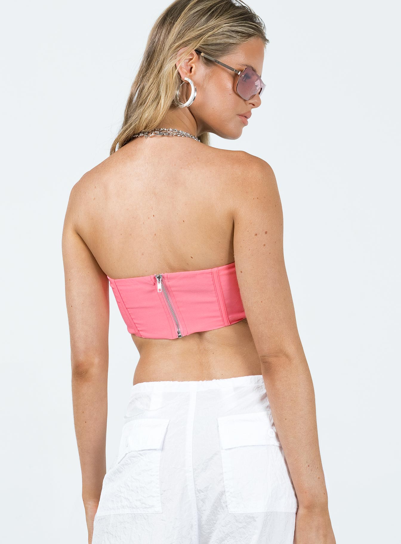 Adamson Bustier Top Pink - Image 5