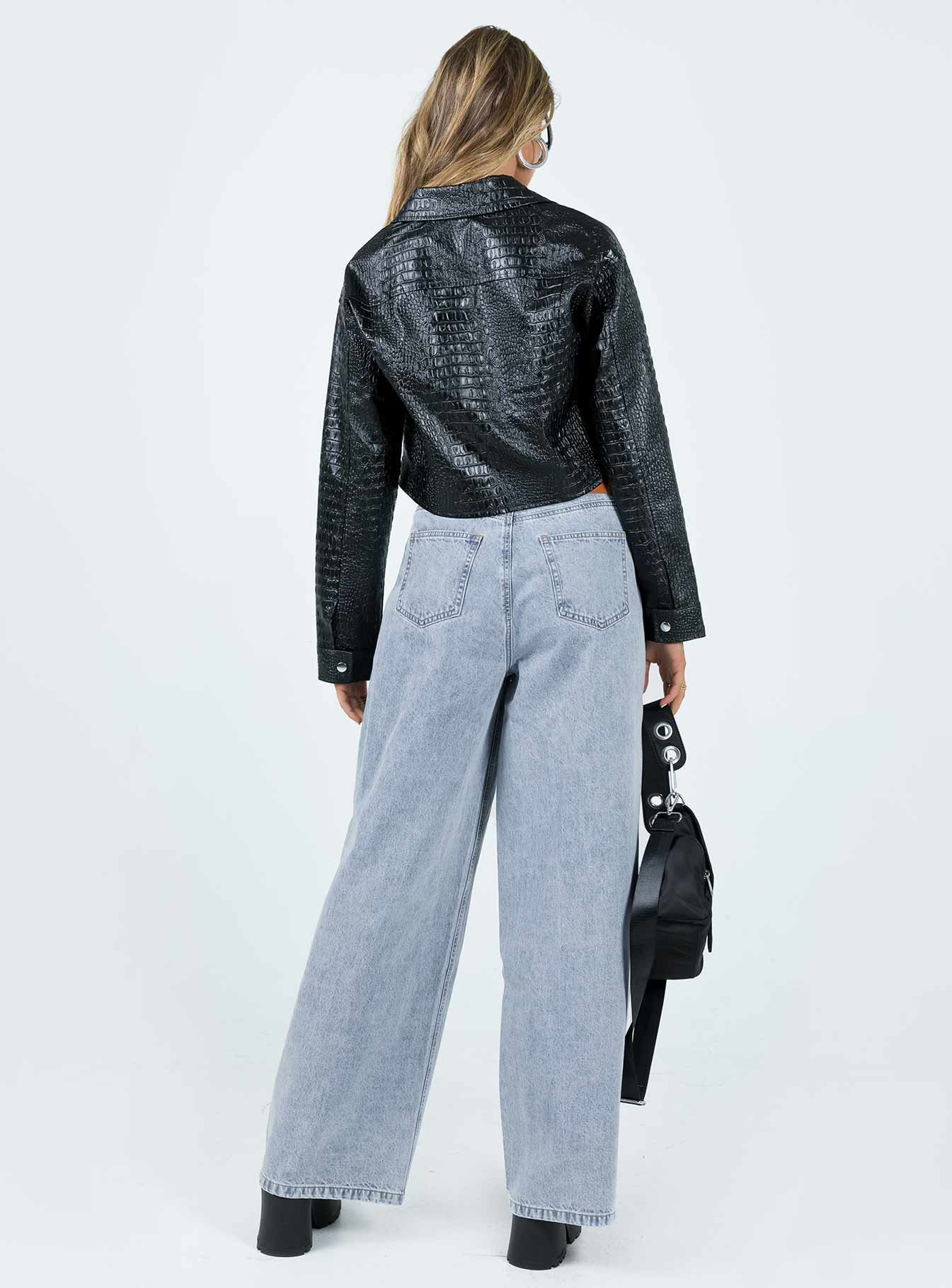 Murdock Wide Leg Jeans Denim - Image 5