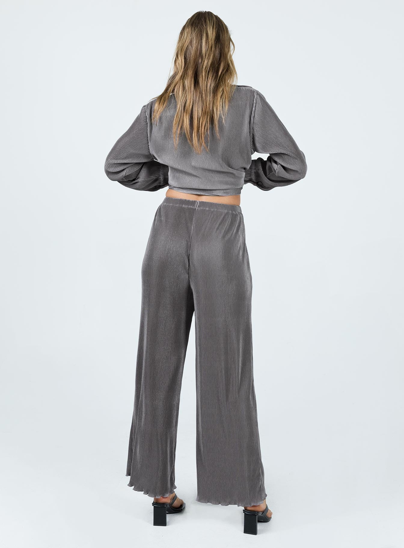 Cartmore Plisse Pants Charcoal - Image 5