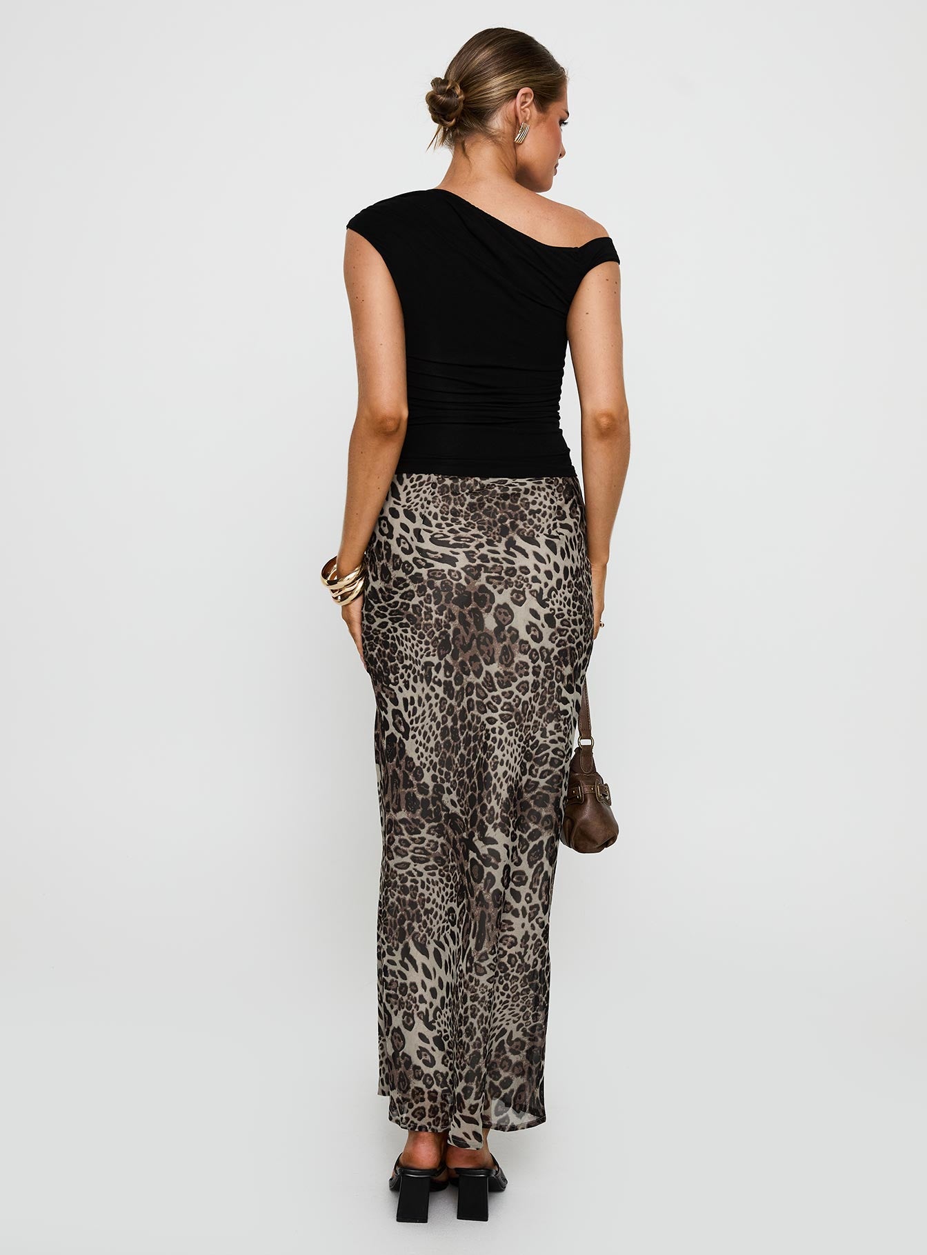 Manda Maxi Skirt Leopard - Image 5