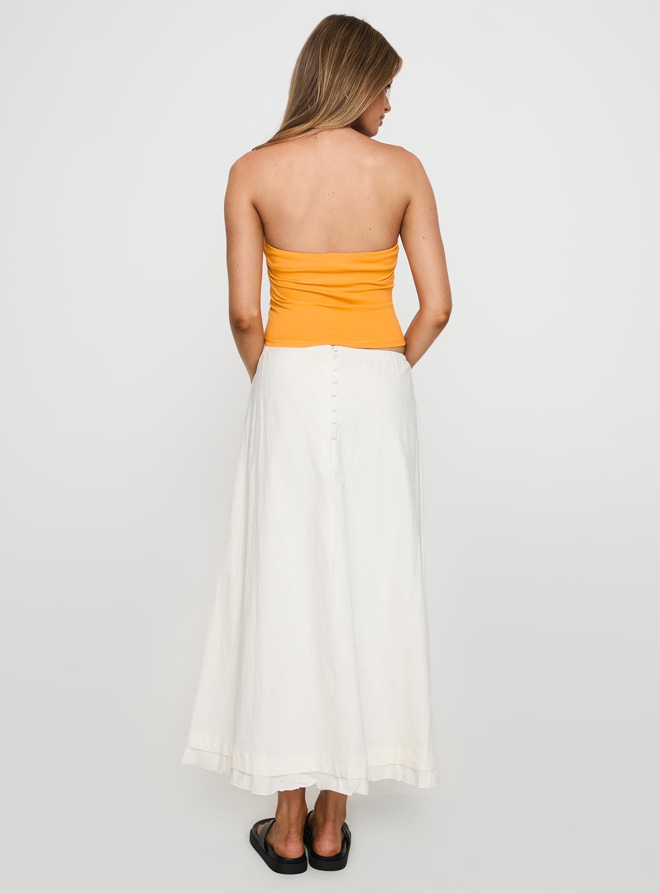 Empress Of Love Maxi Skirt White - Image 5