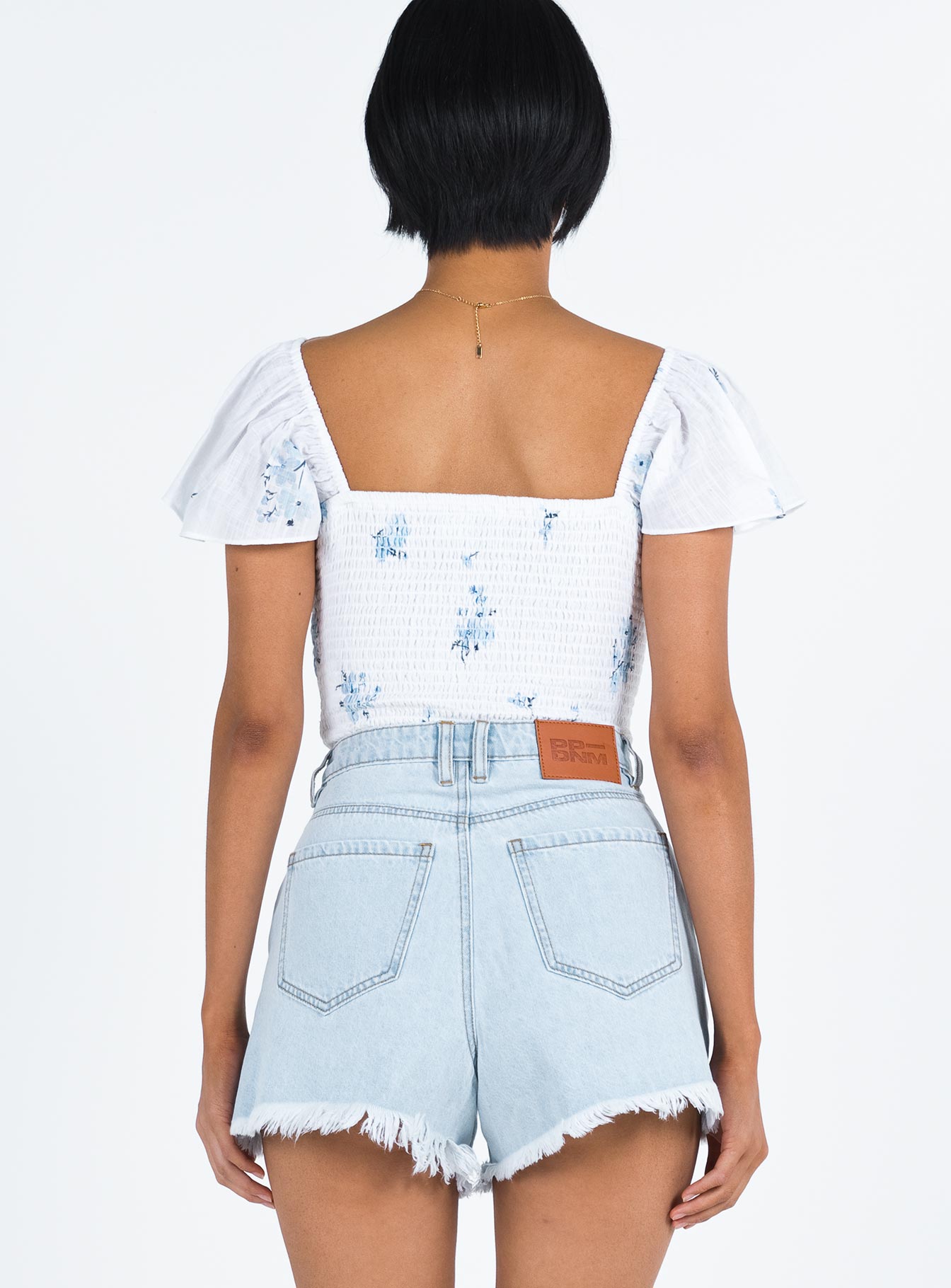 Doughty Shorts Light Wash Denim - Image 5