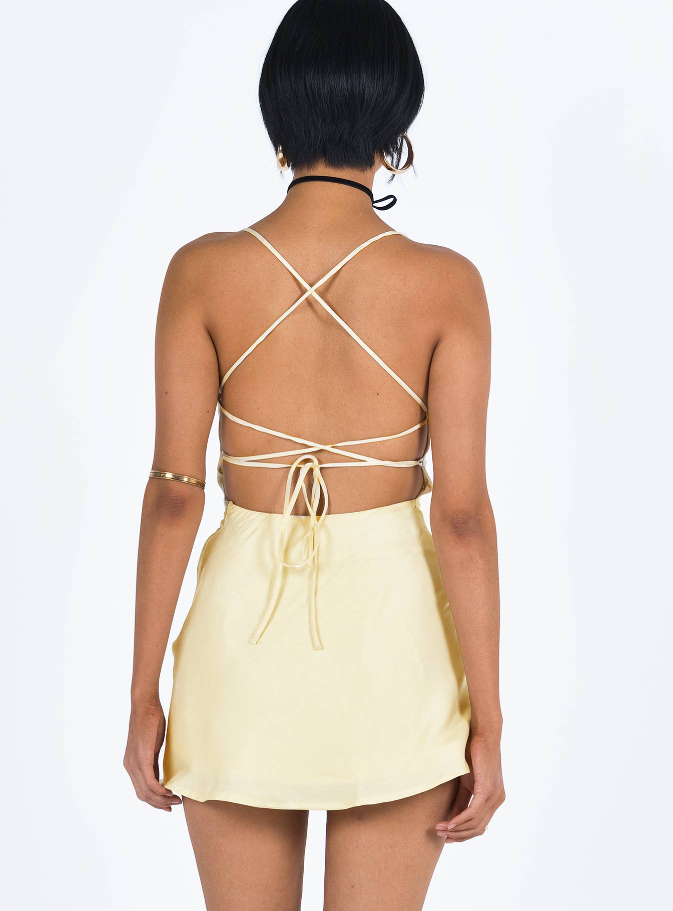 Celena Mini Dress Yellow - Image 5