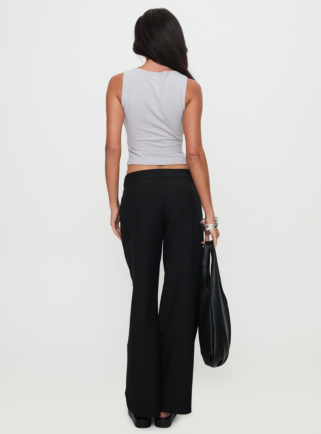 Sallon Low Rise Pants Black - Image 5