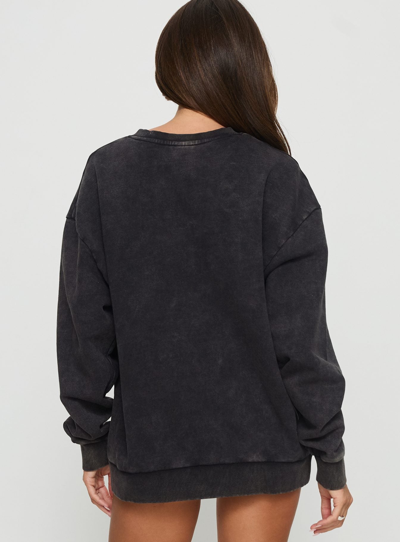 Hand Picked Graphic Jumper Black - Image 4