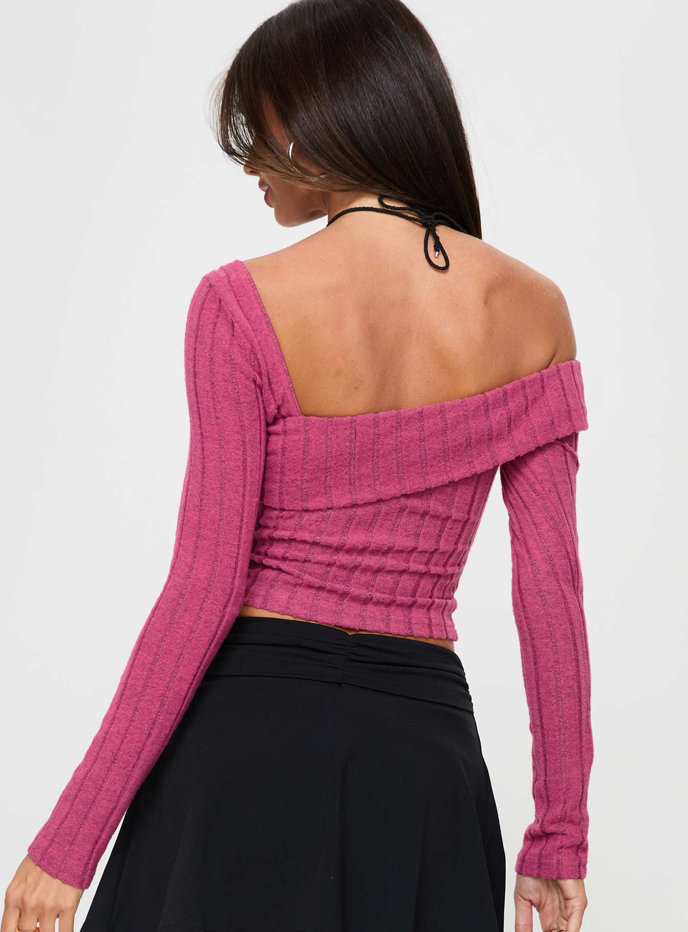 Looking For Love Long Sleeve Top Pink - Image 4