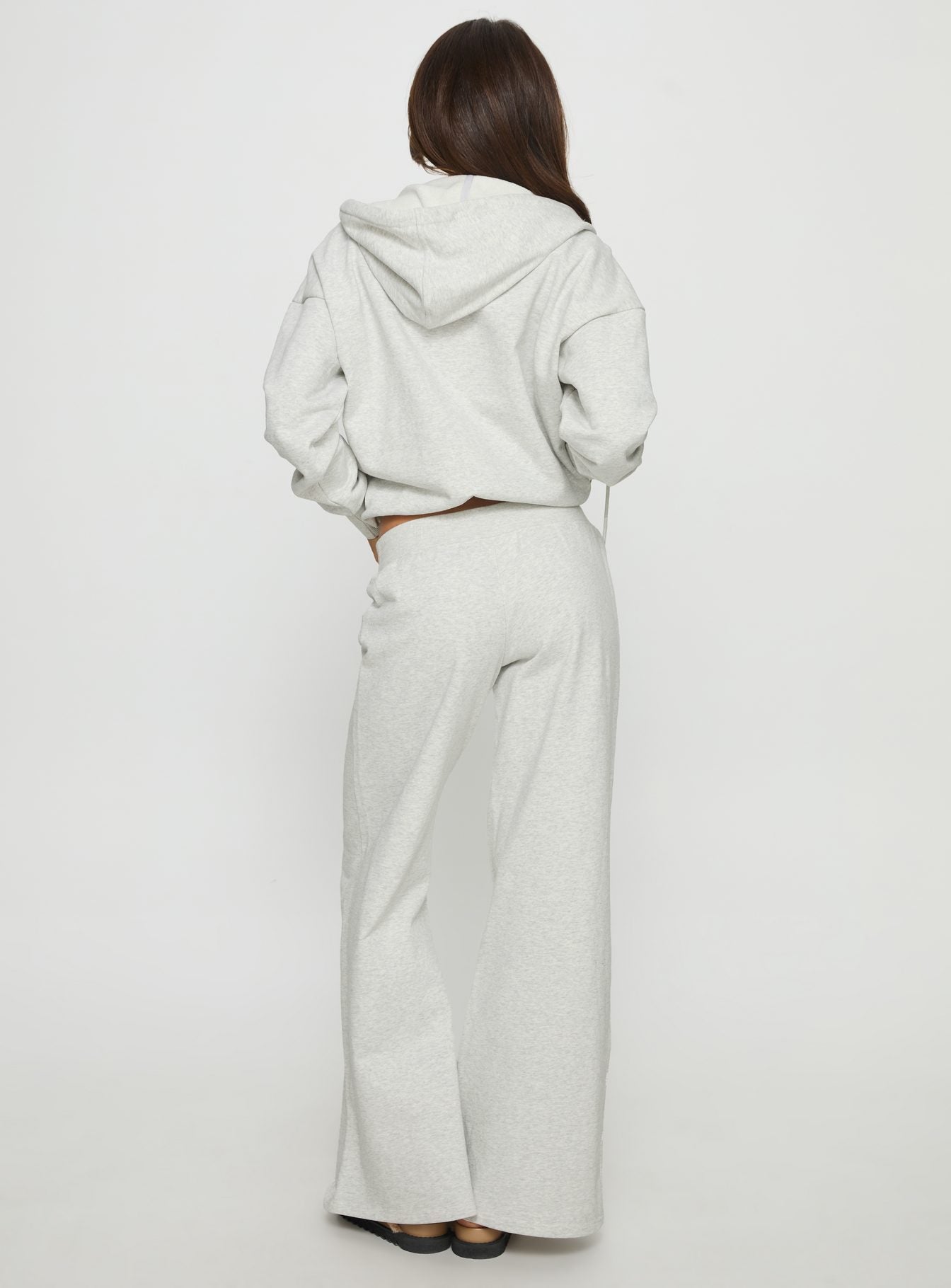 Summits Flared Track Pants Grey Marle - Image 5
