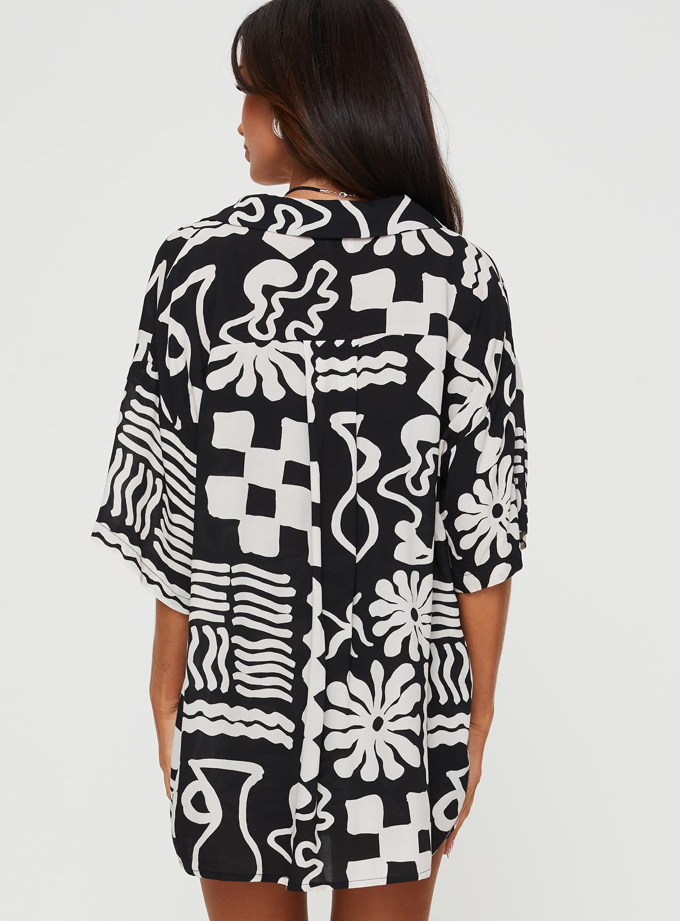 Caraliia Shirt Black / Cream - Image 5