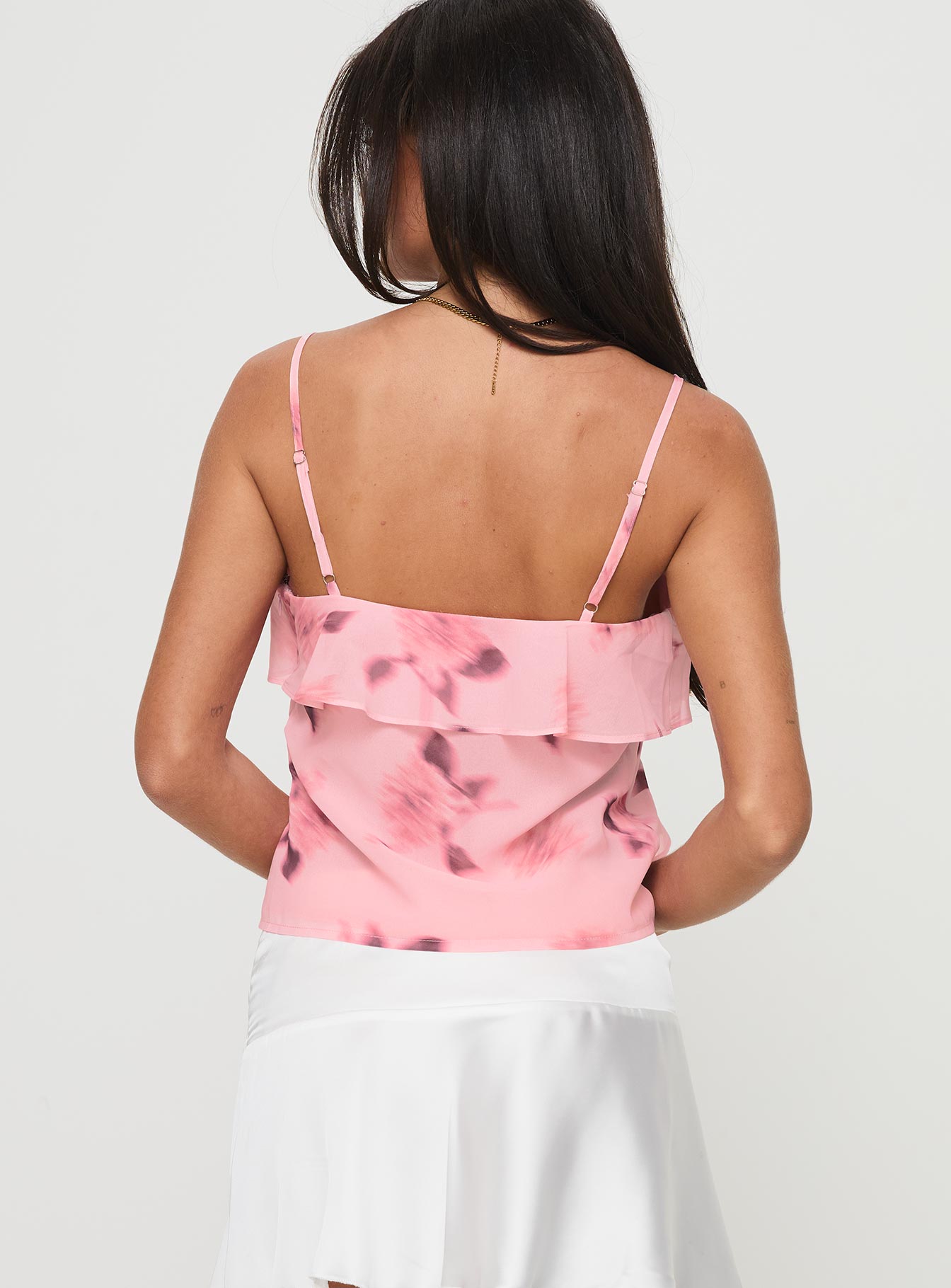 Nectarine Top Pink Floral - Image 4