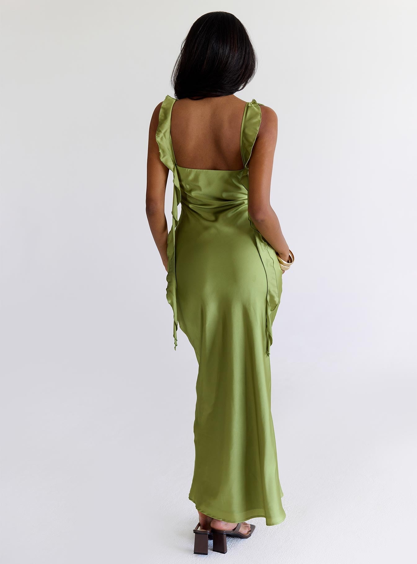 Lanai Maxi Dress Olive - Image 4