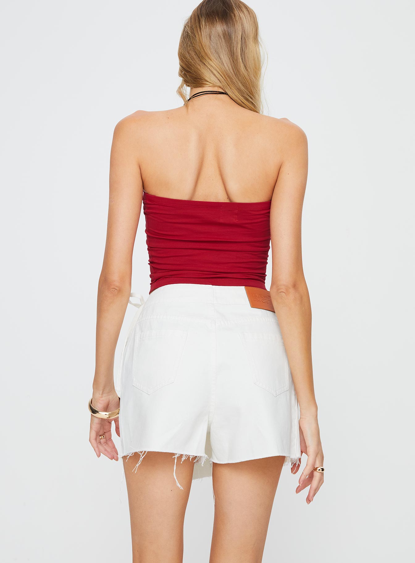 Alrita Denim Skort White - Image 5