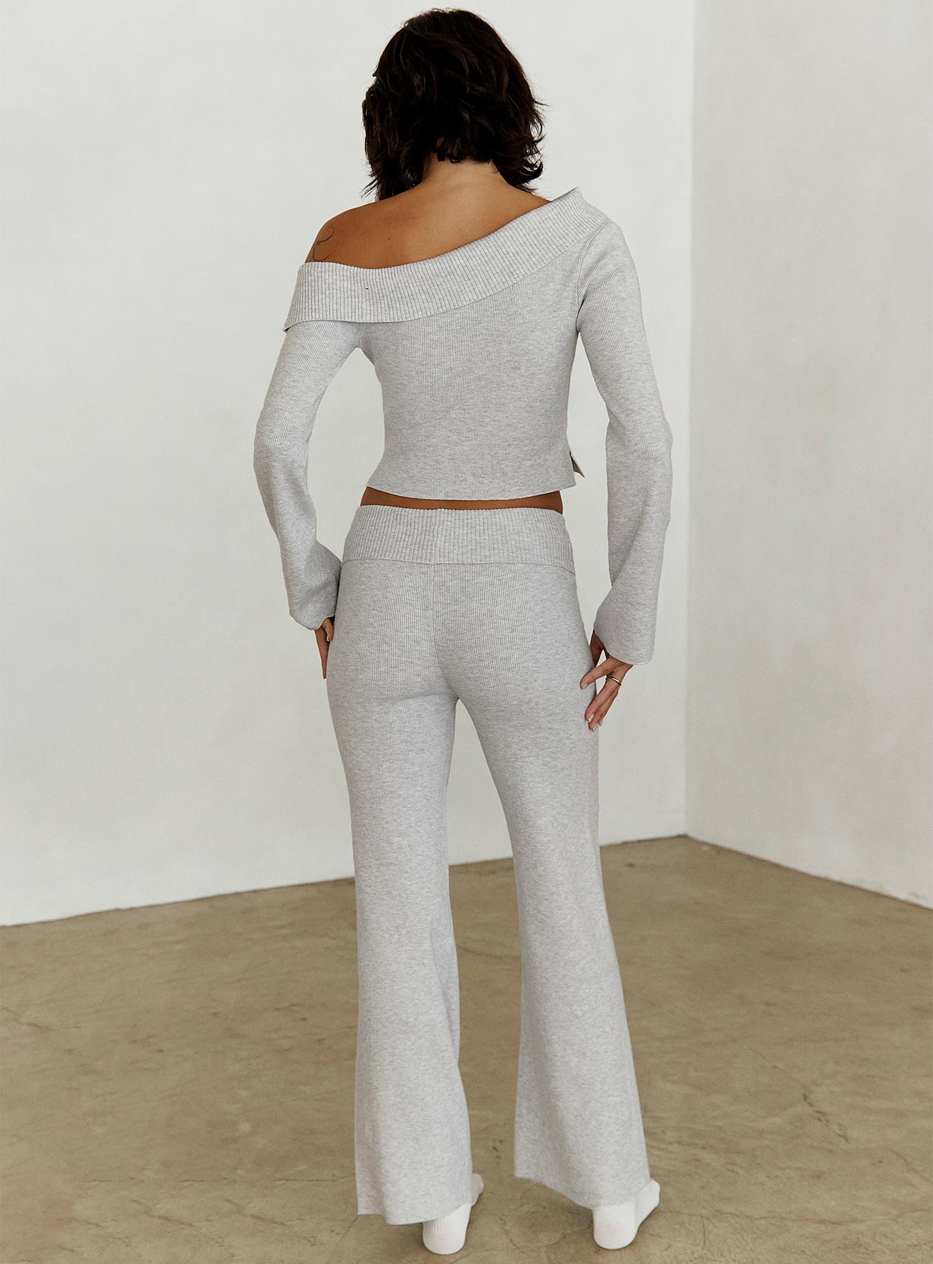 Try Me Knit Pants Grey - Image 10