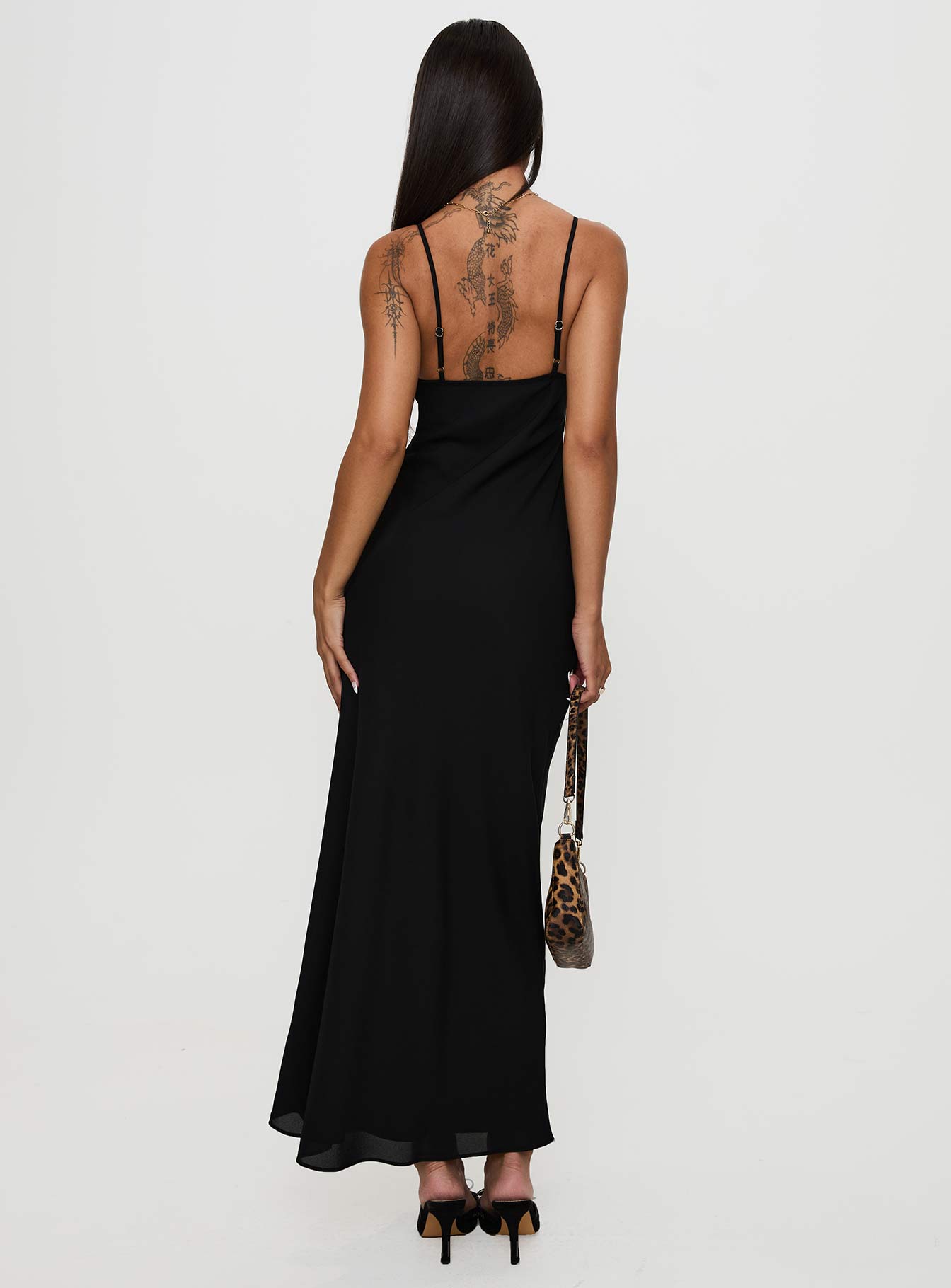 Artea Maxi Dress Black - Image 5