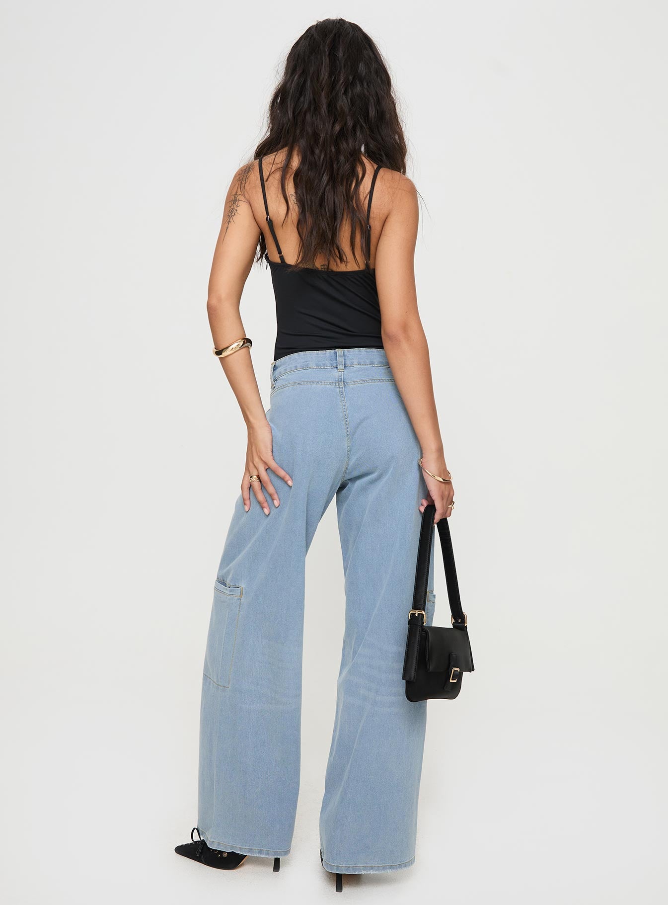 Calendar Low Rise Jeans Vintage Wash - Image 4