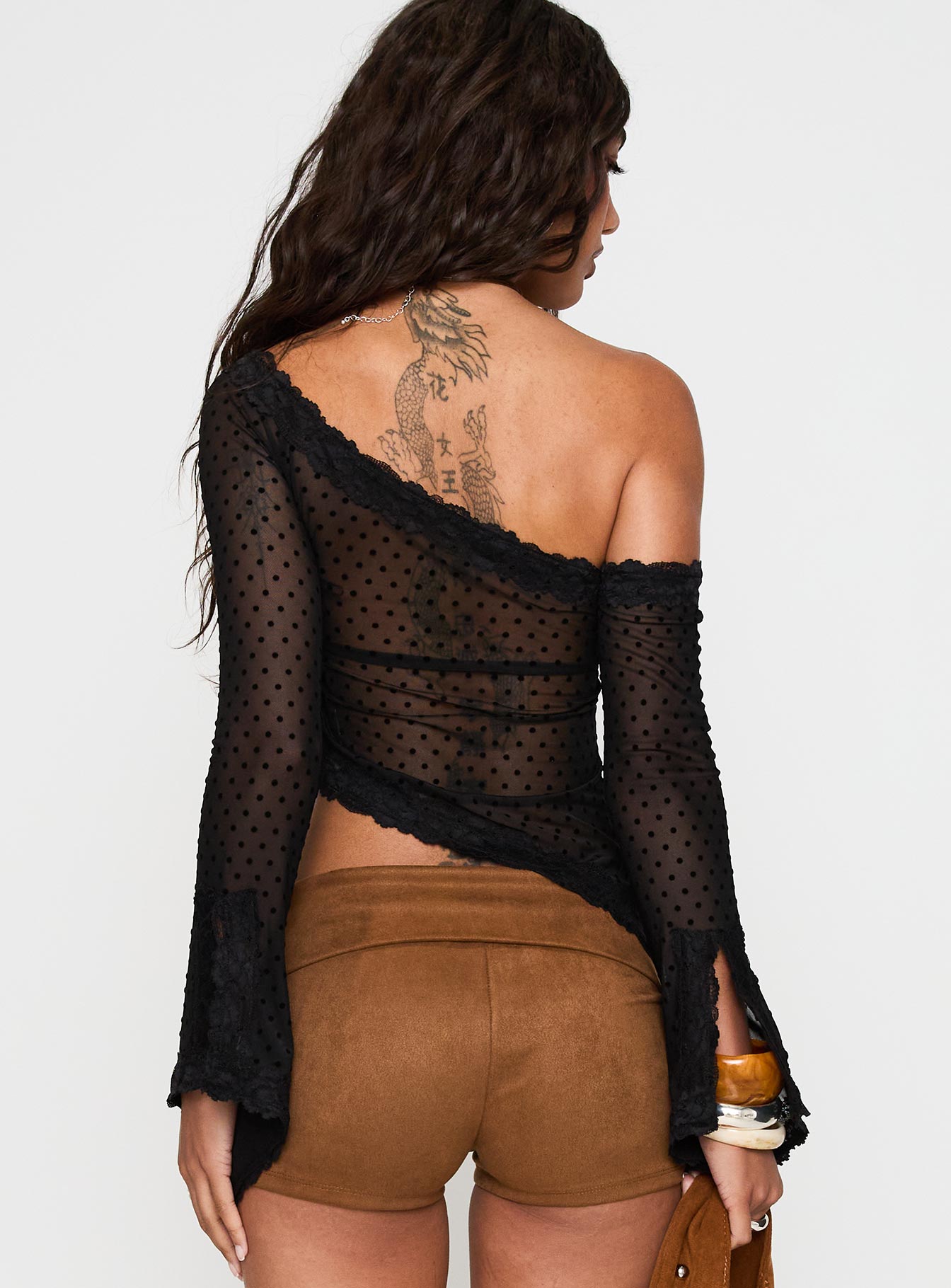 Empty Space Top Black Polka - Image 5