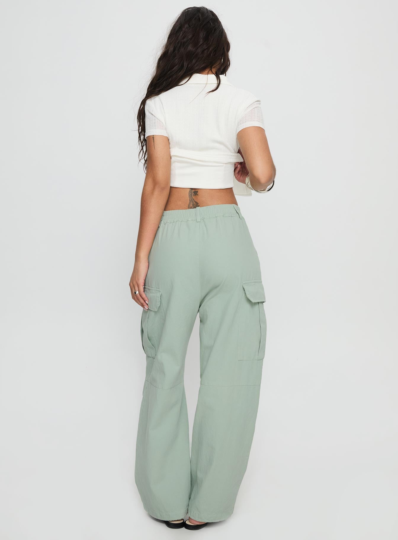 Elanthea Cargo Pants Green - Image 4
