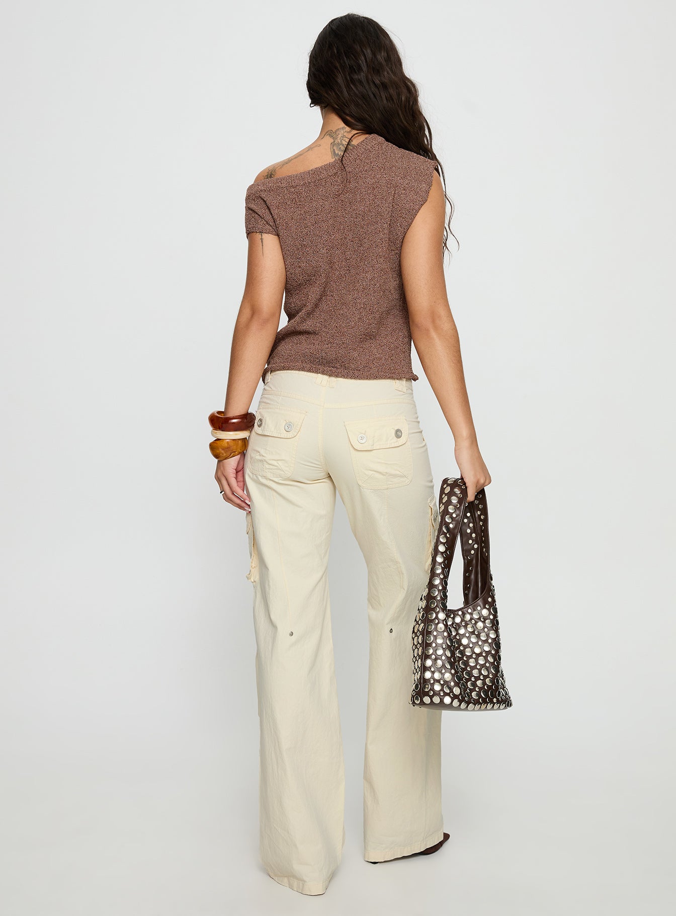 Remmi Cargo Pants Cream - Image 5