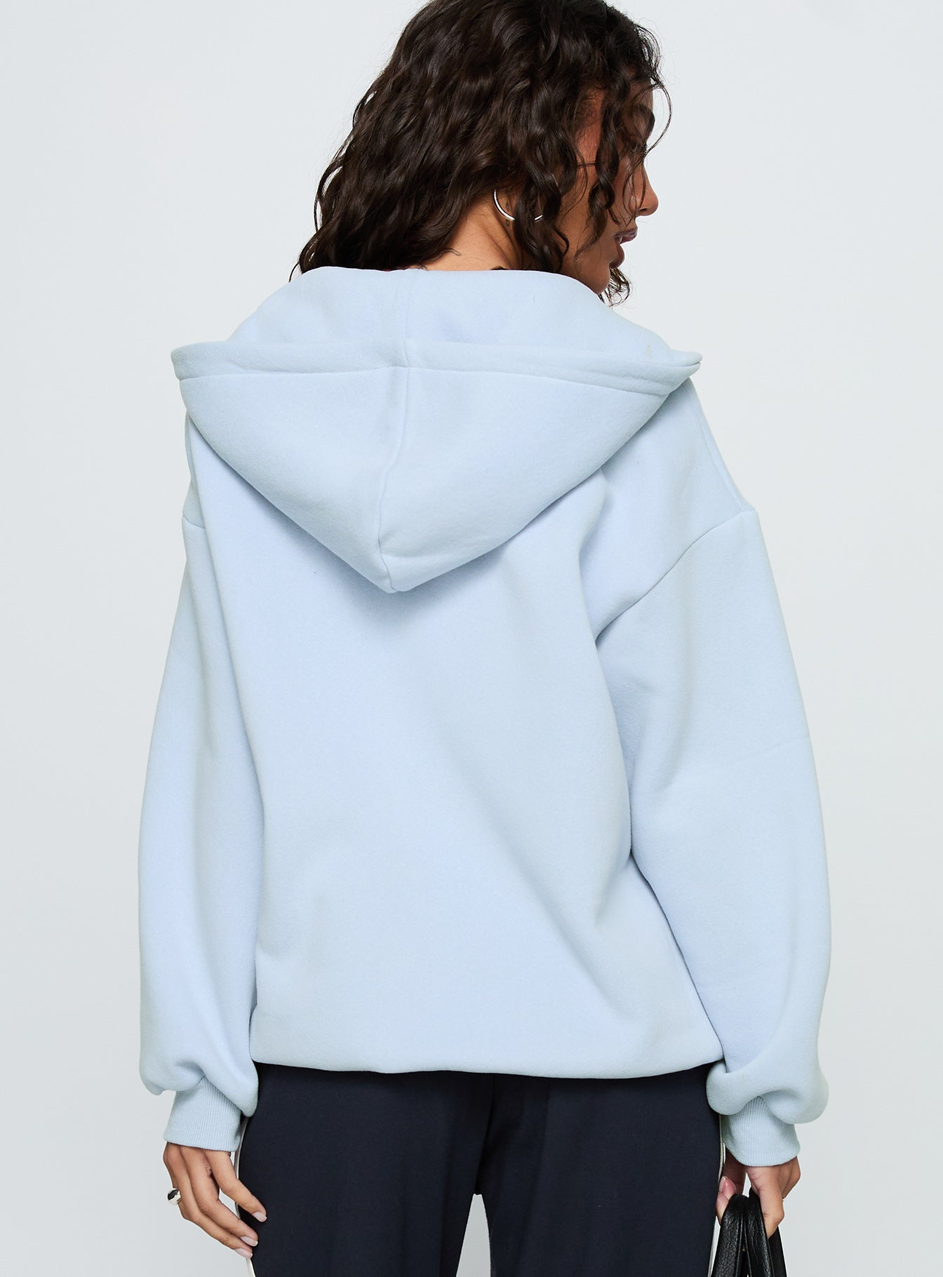 Starblazer Zip Up Graphic Hoodie Blue / Red - Image 5