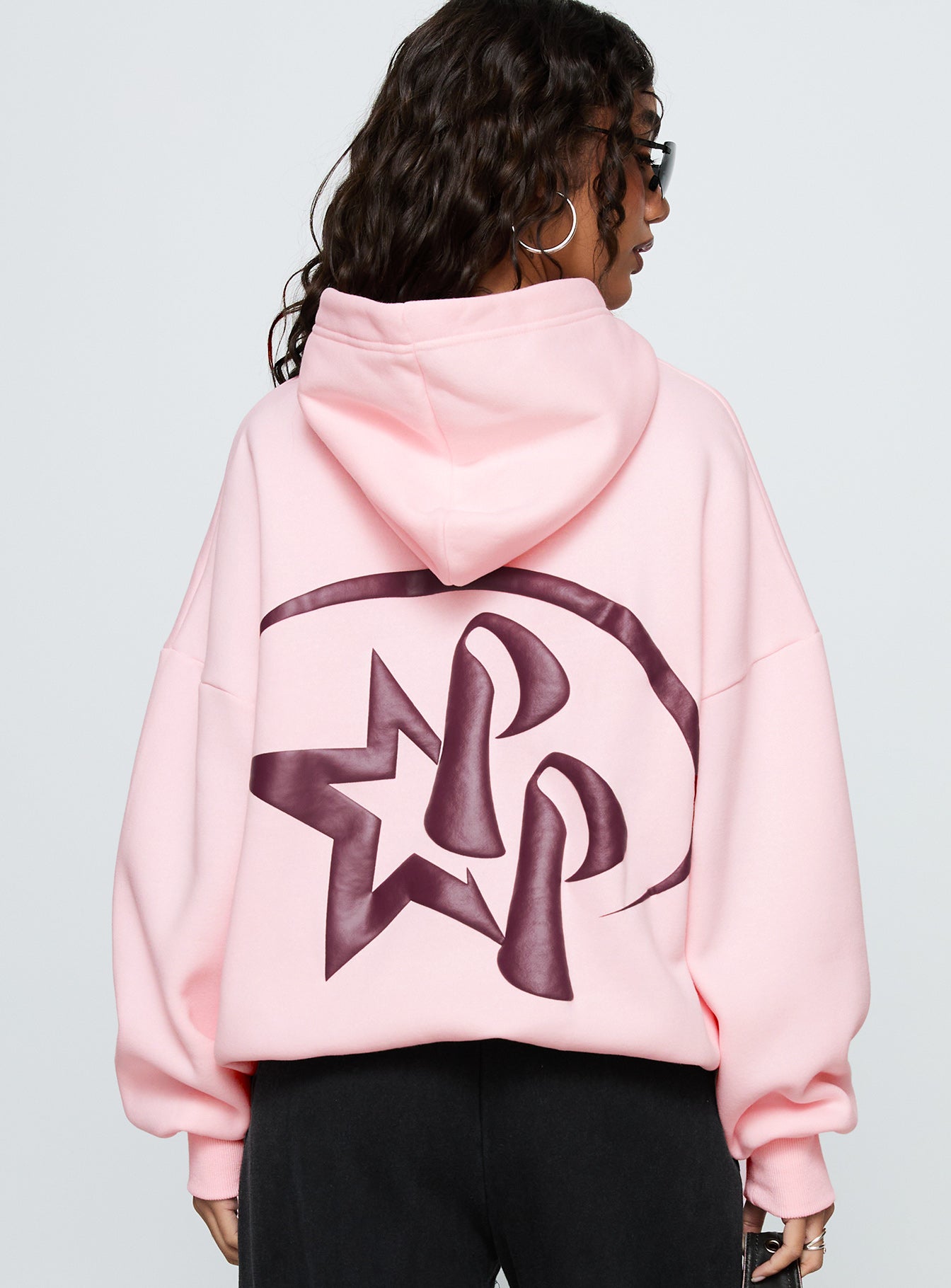 Starblazer Princess Polly Graphic Hoodie Pink - Image 5