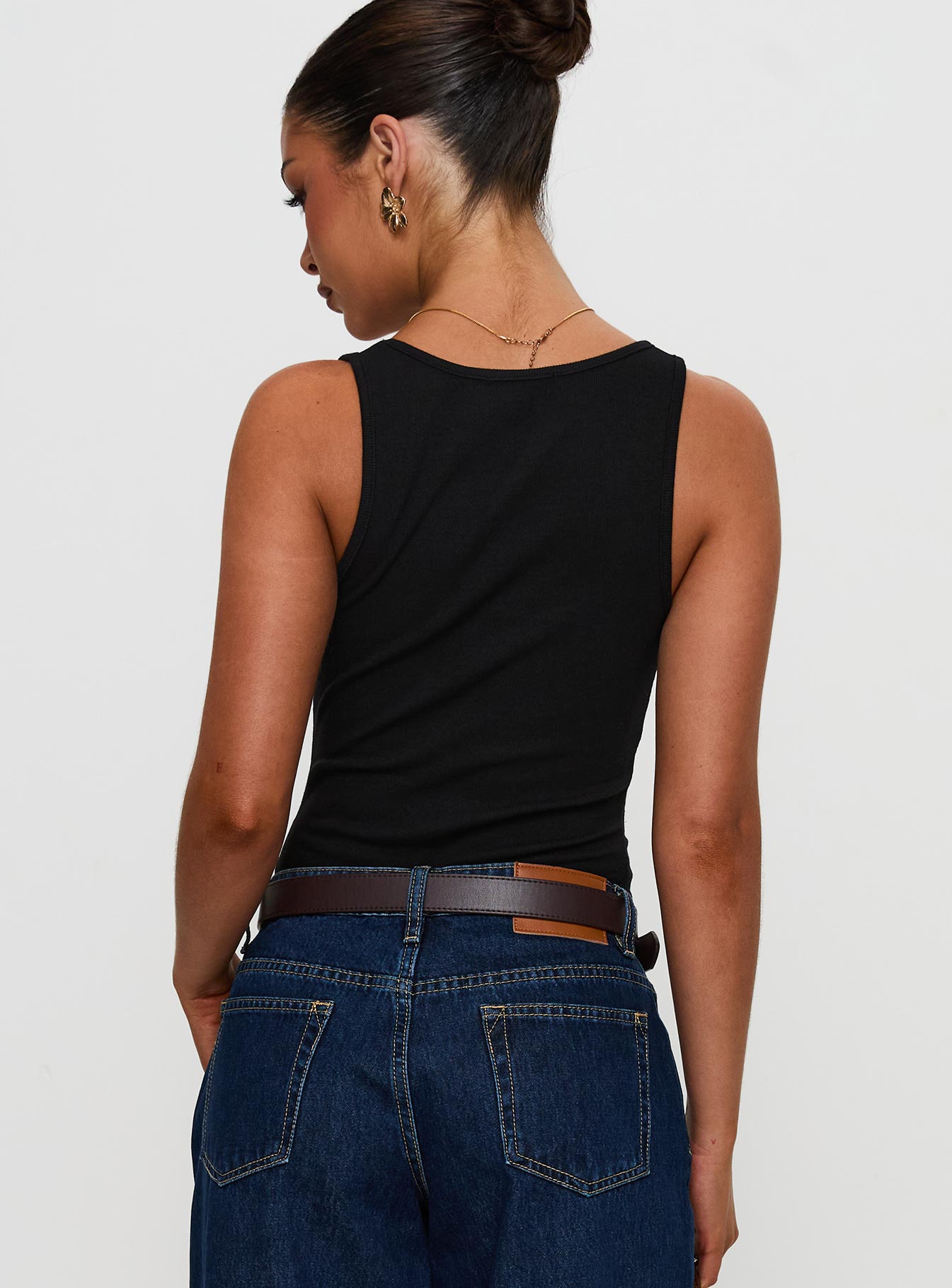 Baseline Rib Bodysuit Black - Image 5