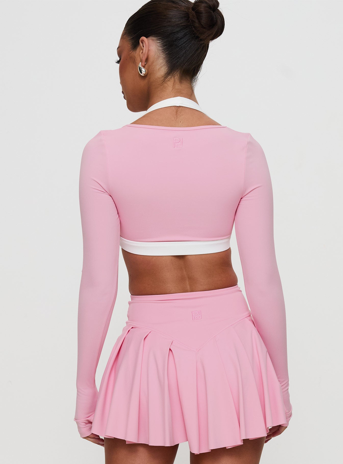 Vitality Long Sleeve Active Crop Pink - Image 5