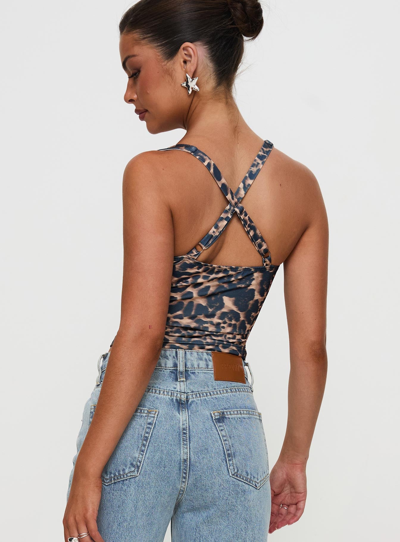 Wandella Tank Brown Leopard - Image 8