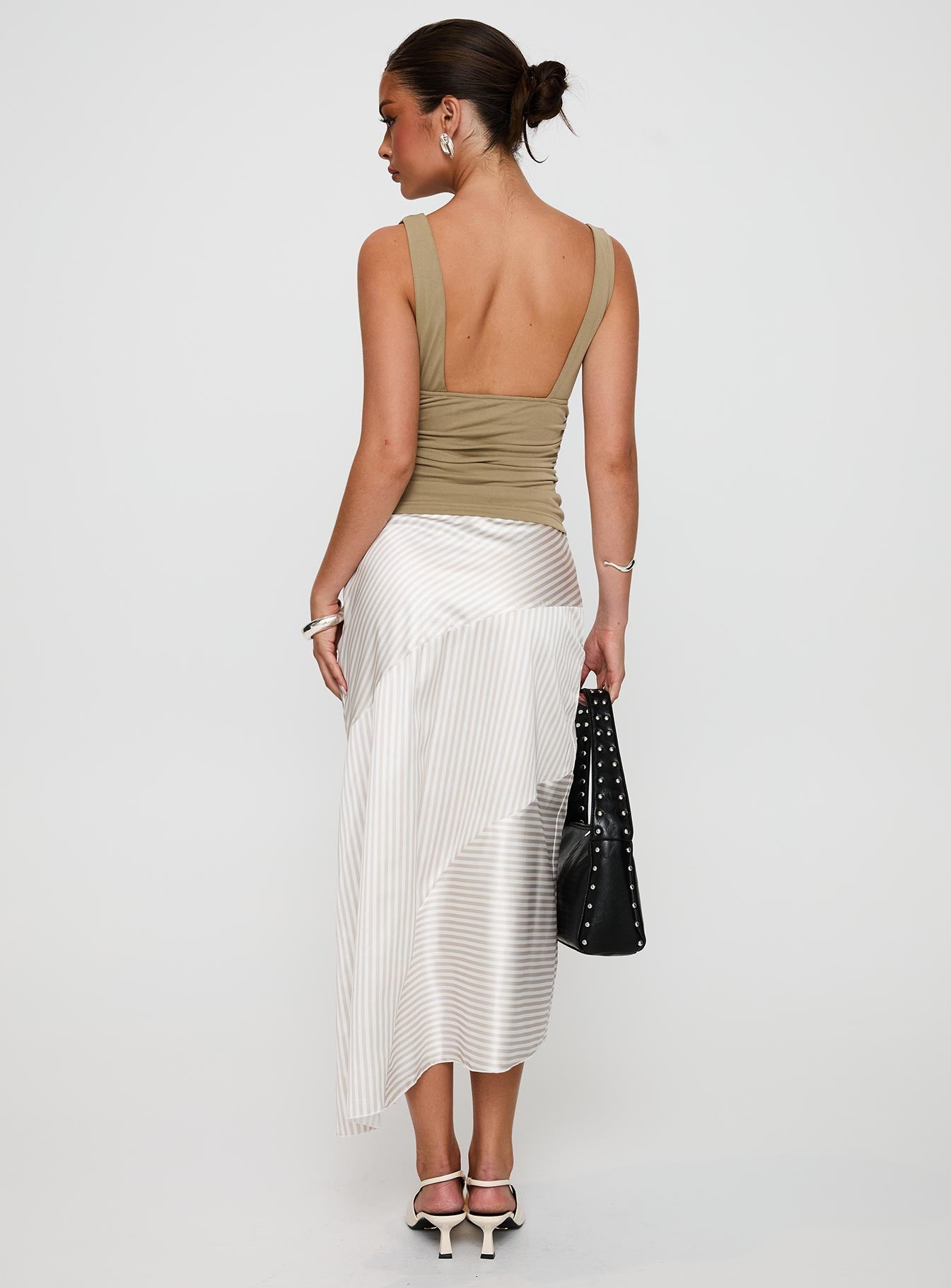 Priscella Asymmetrical Midi Skirt Multi - Image 5