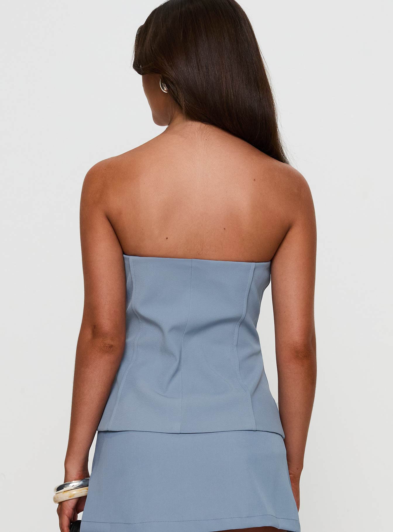 Lavish Living Strapless Top Blue - Image 5