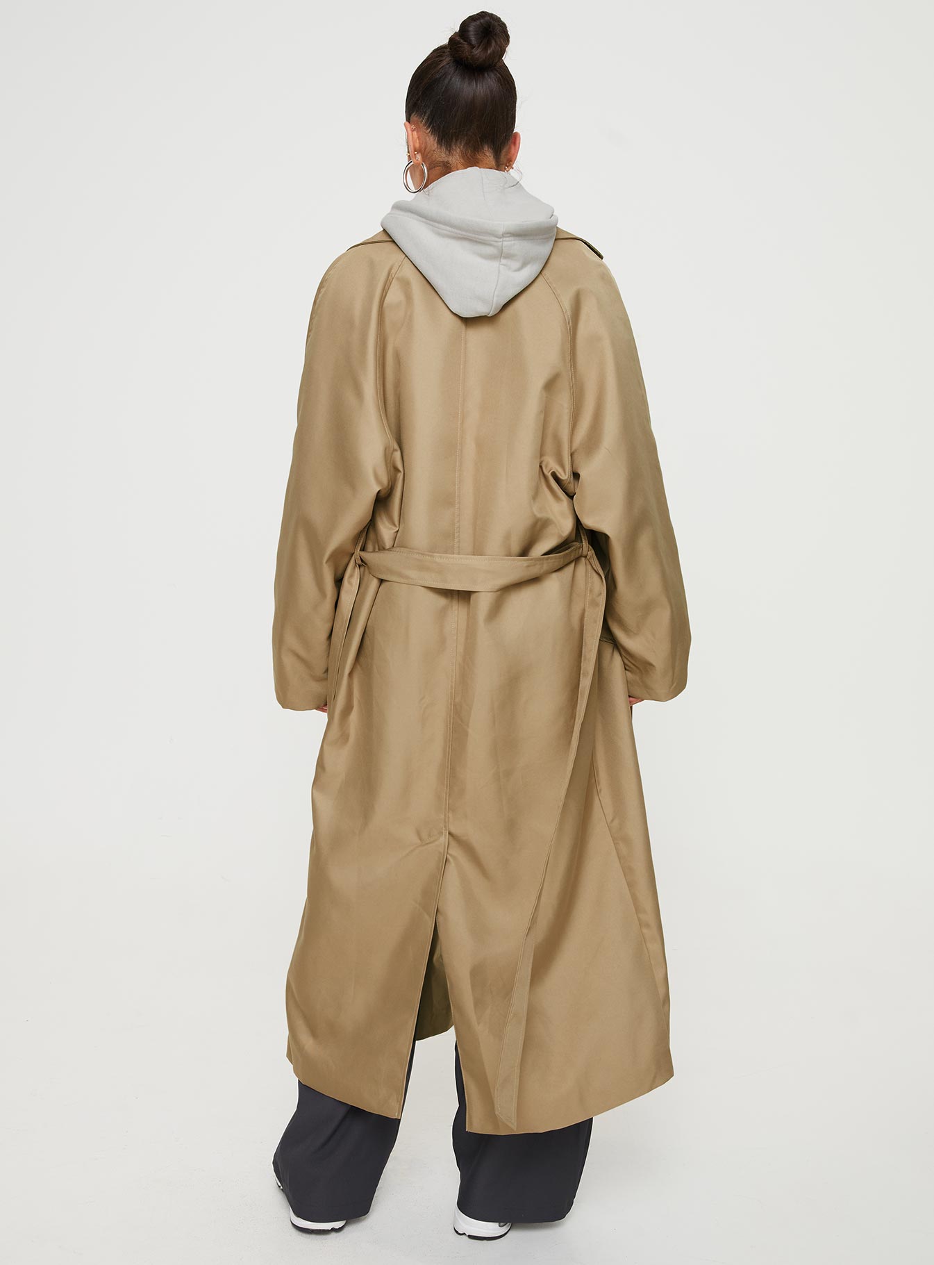 Pave The Way Trench Coat Beige - Image 5