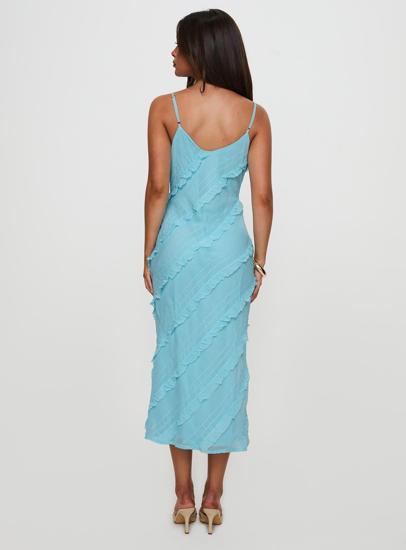 Lars Maxi Dress Turquoise - Image 8