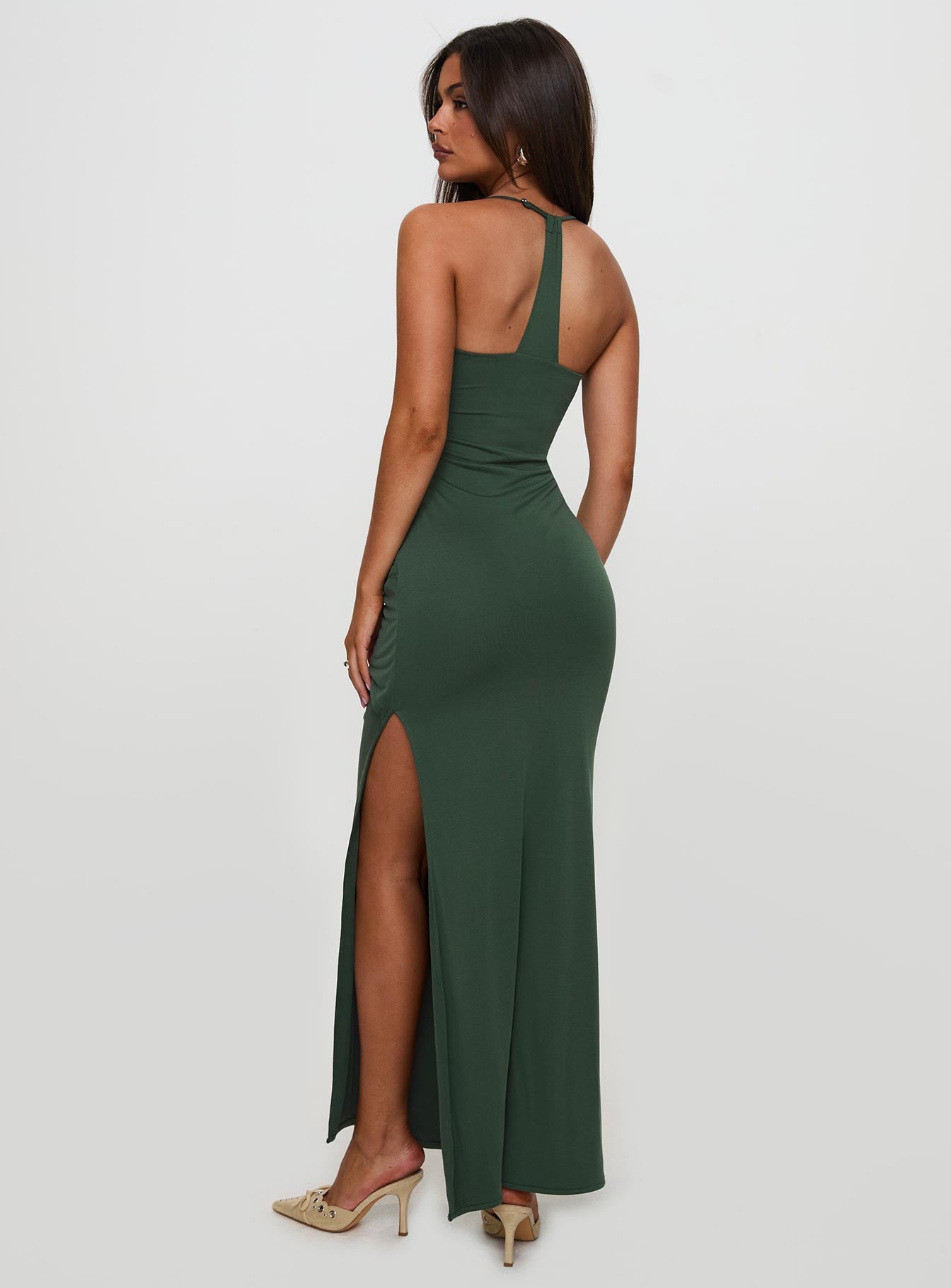Marchesi Maxi Dress Green - Image 8