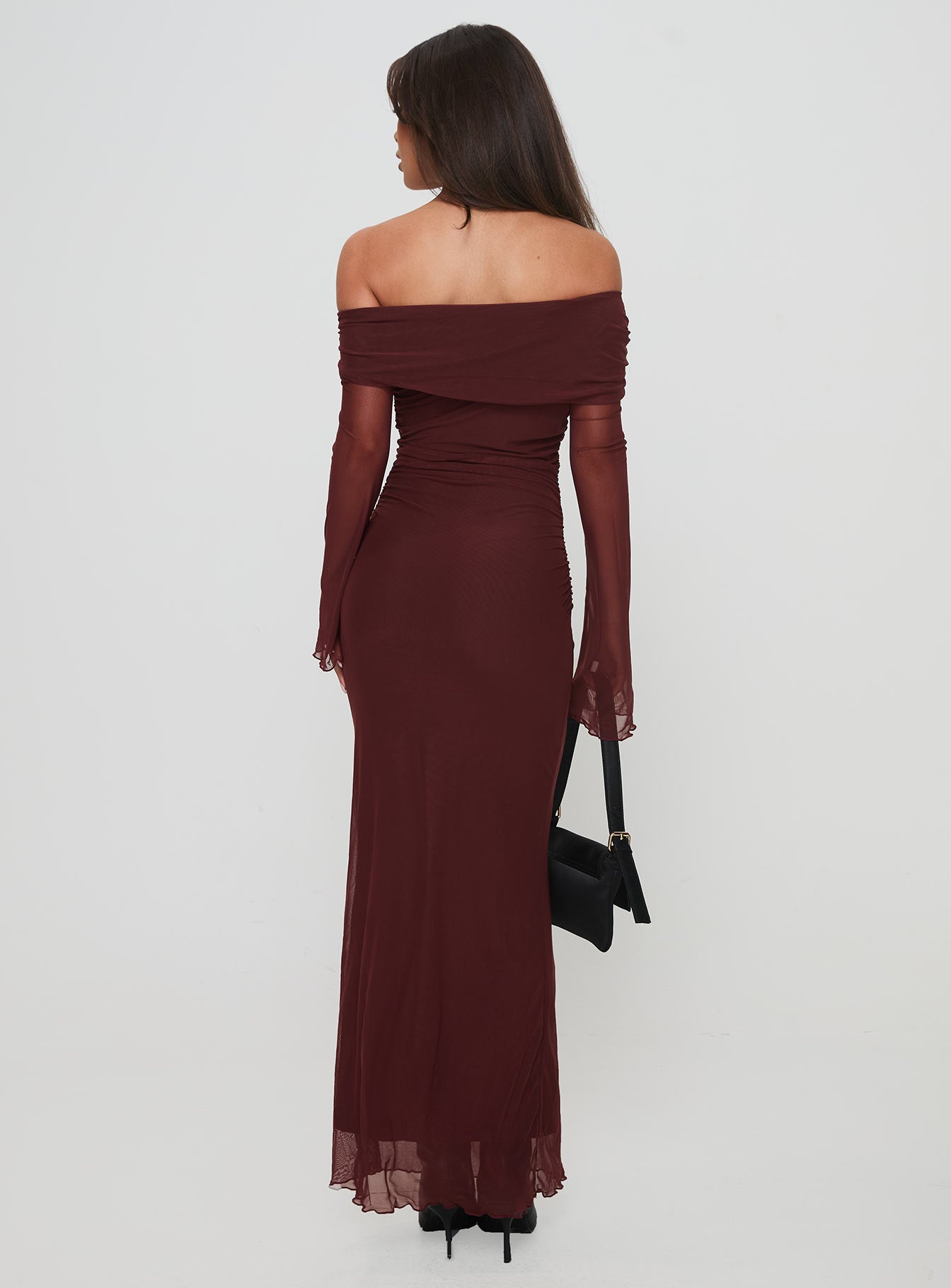 Consideration Maxi Dress Chocolate - Image 4