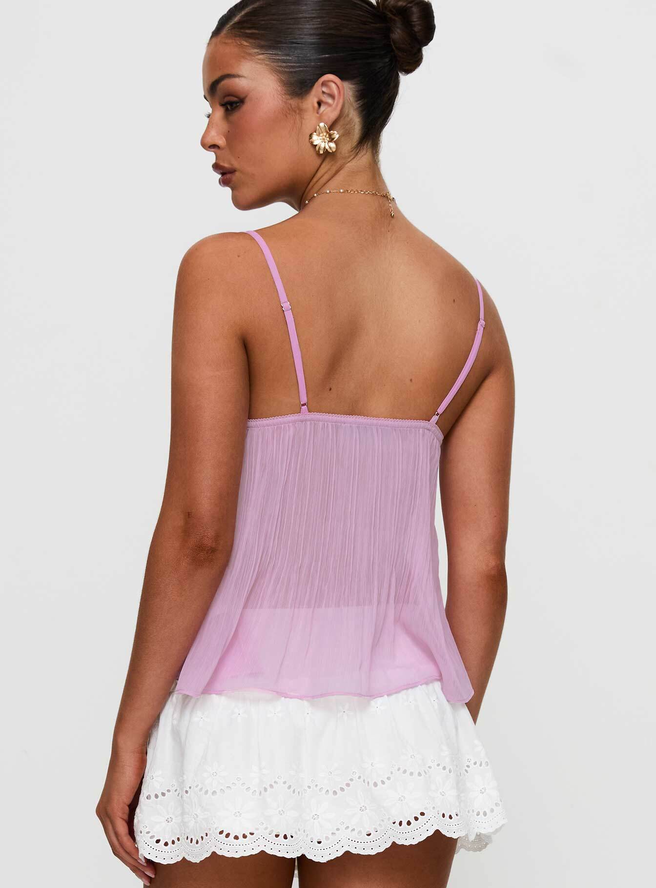 Zami Pleat Top Pink - Image 5