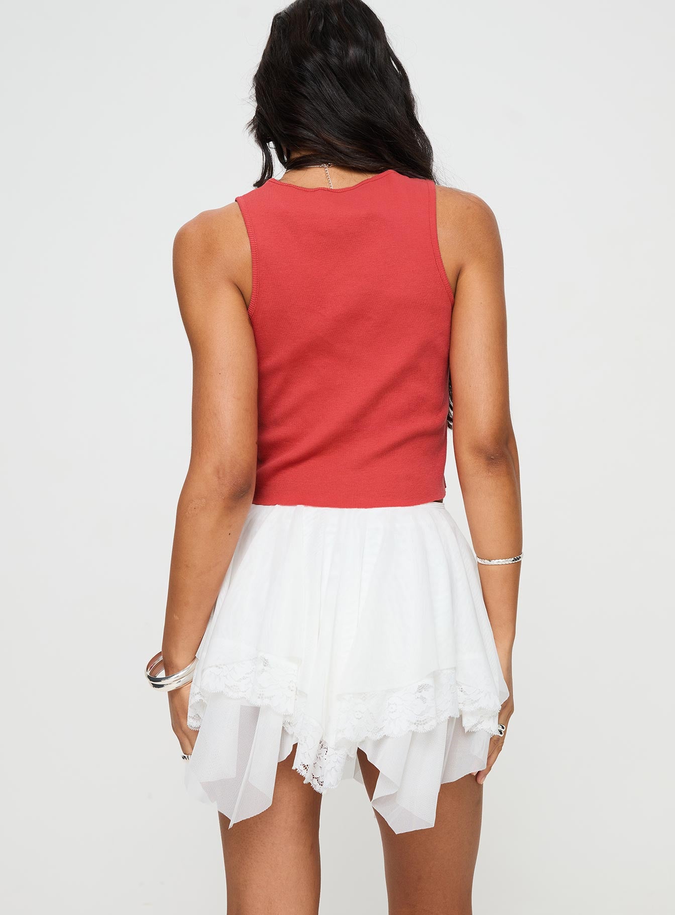 Velenia Mini Skirt White - Image 5