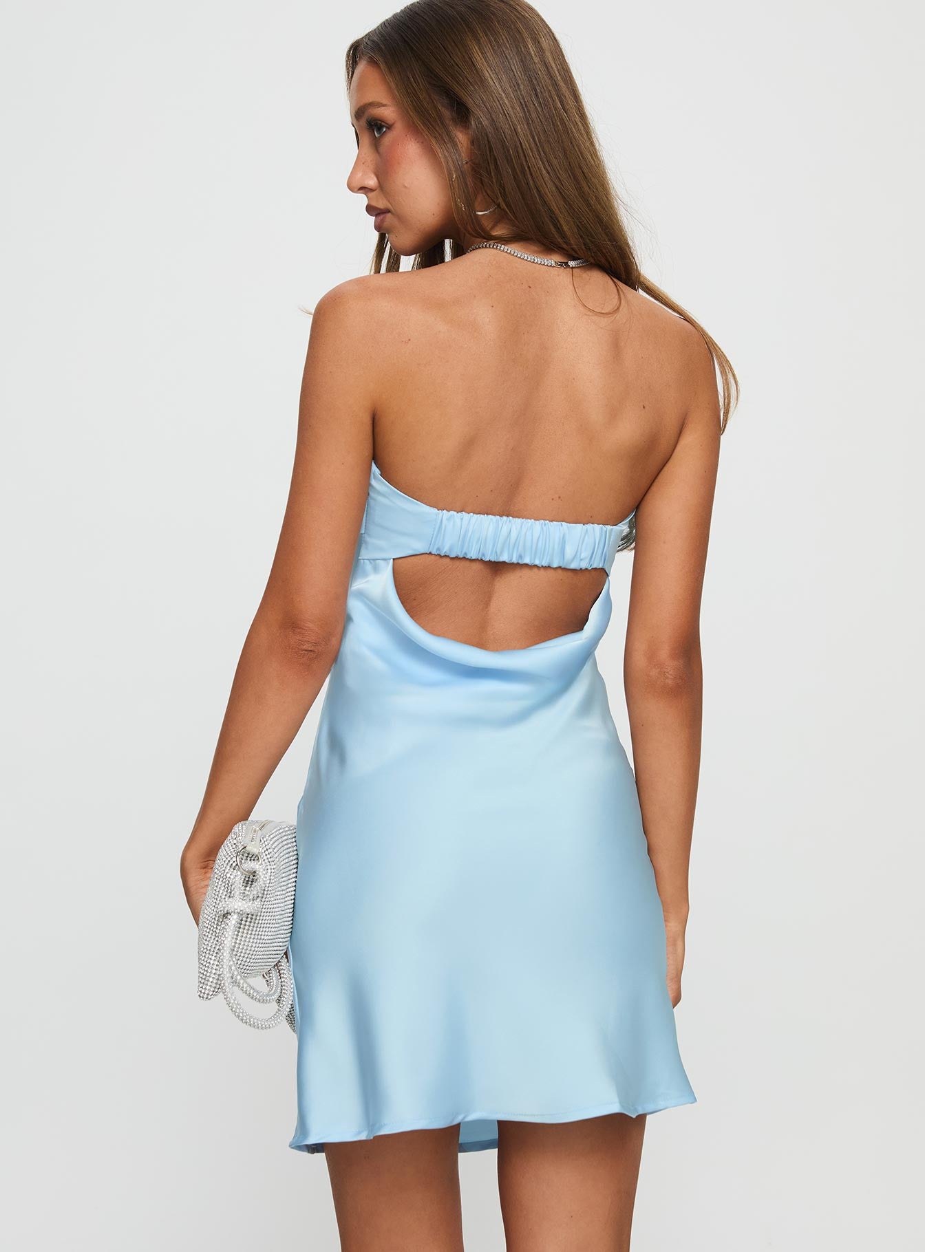 Phillipa Mini Dress Light Blue - Image 5