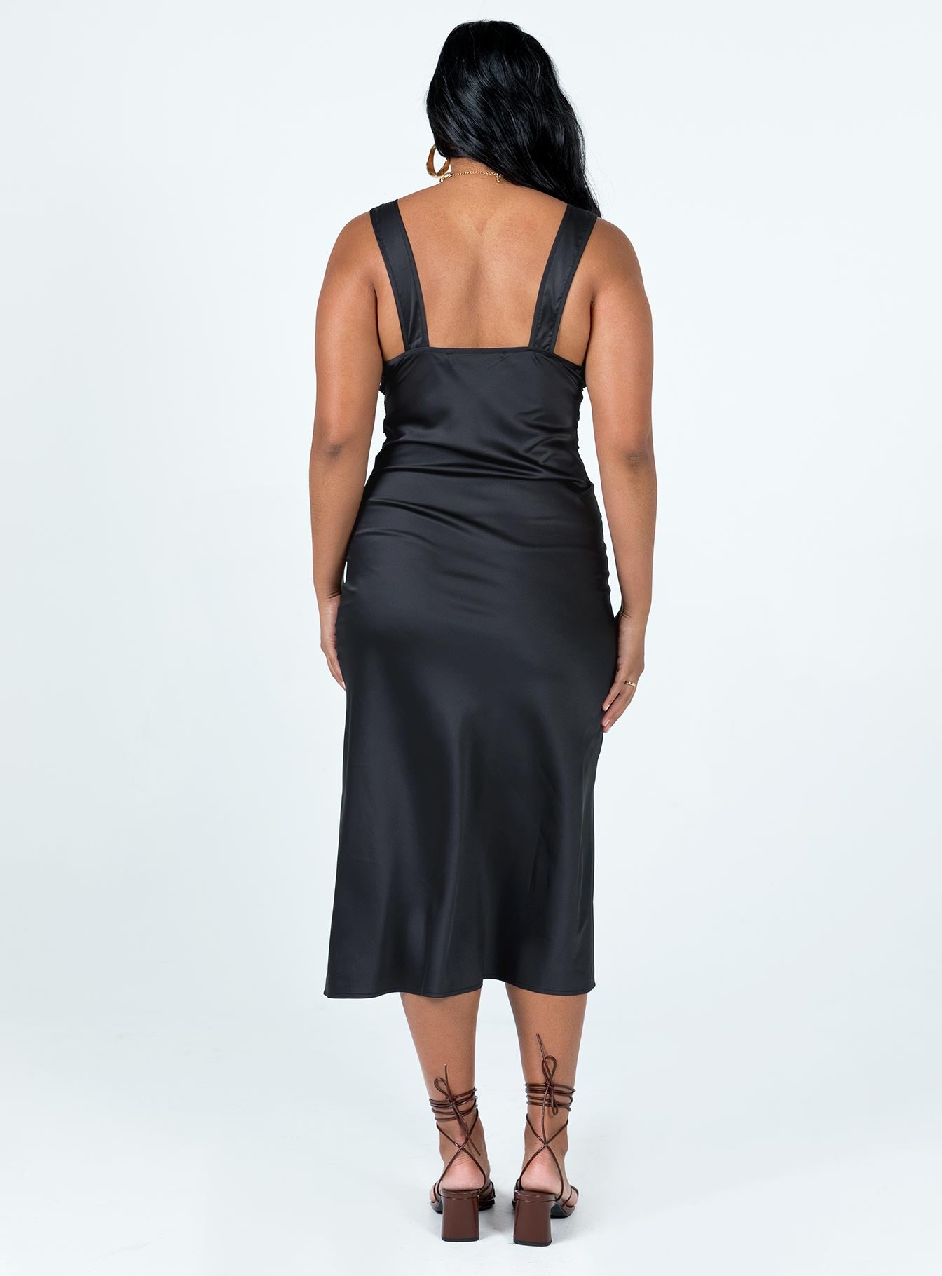 Bel Air Midi Dress Black - Image 5