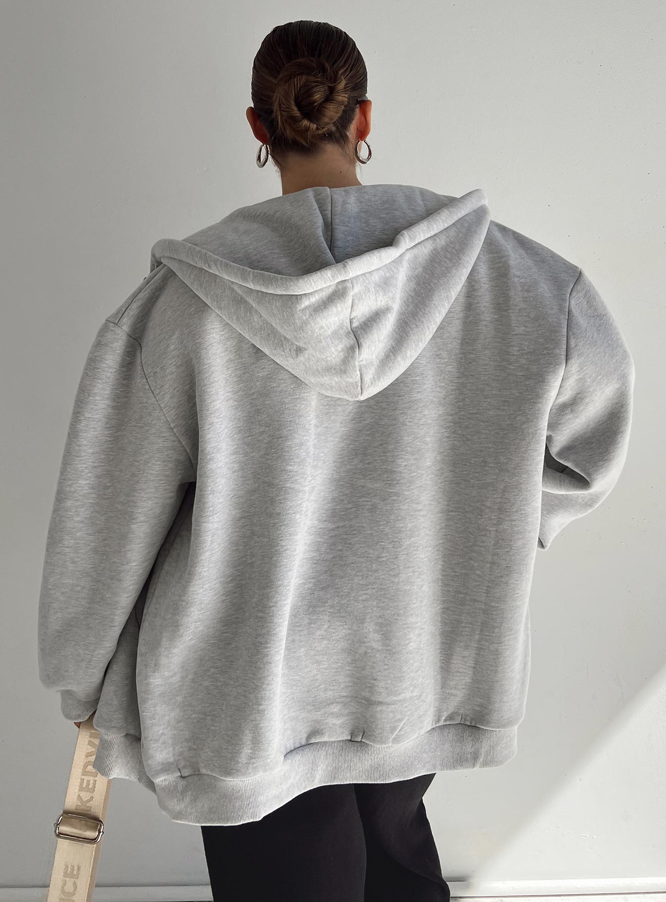Florida Zip Up Sweatshirt Grey Curve - Image 4