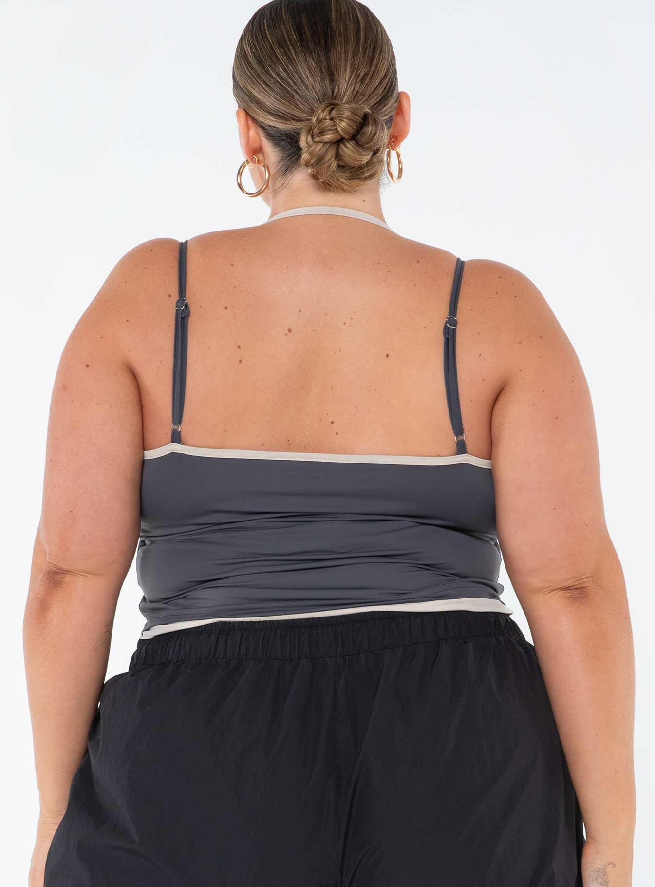 Premier Layered Tank Top Slate Curve - Image 5