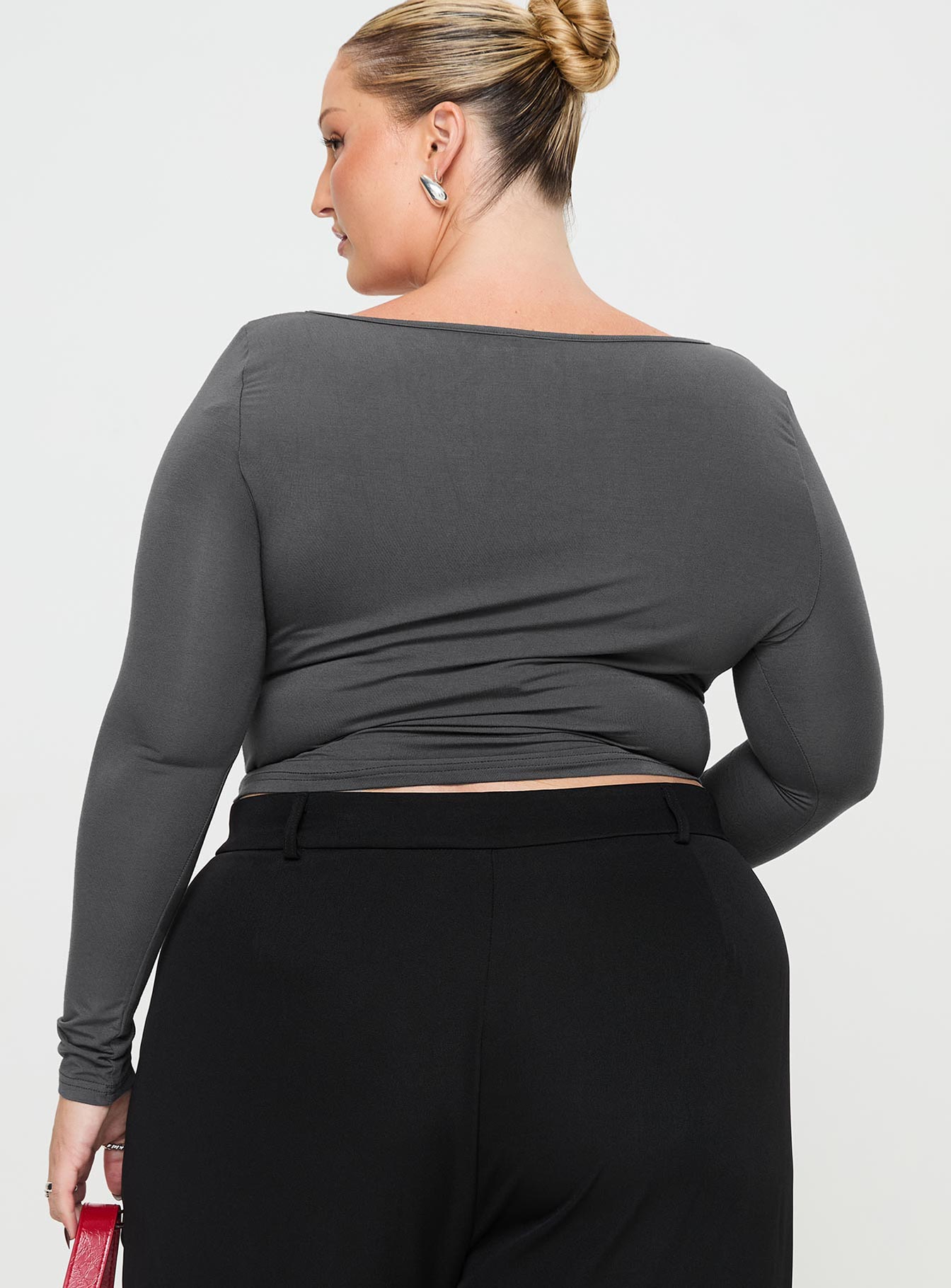 Moylan Long Sleeve Top Grey Curve - Image 5