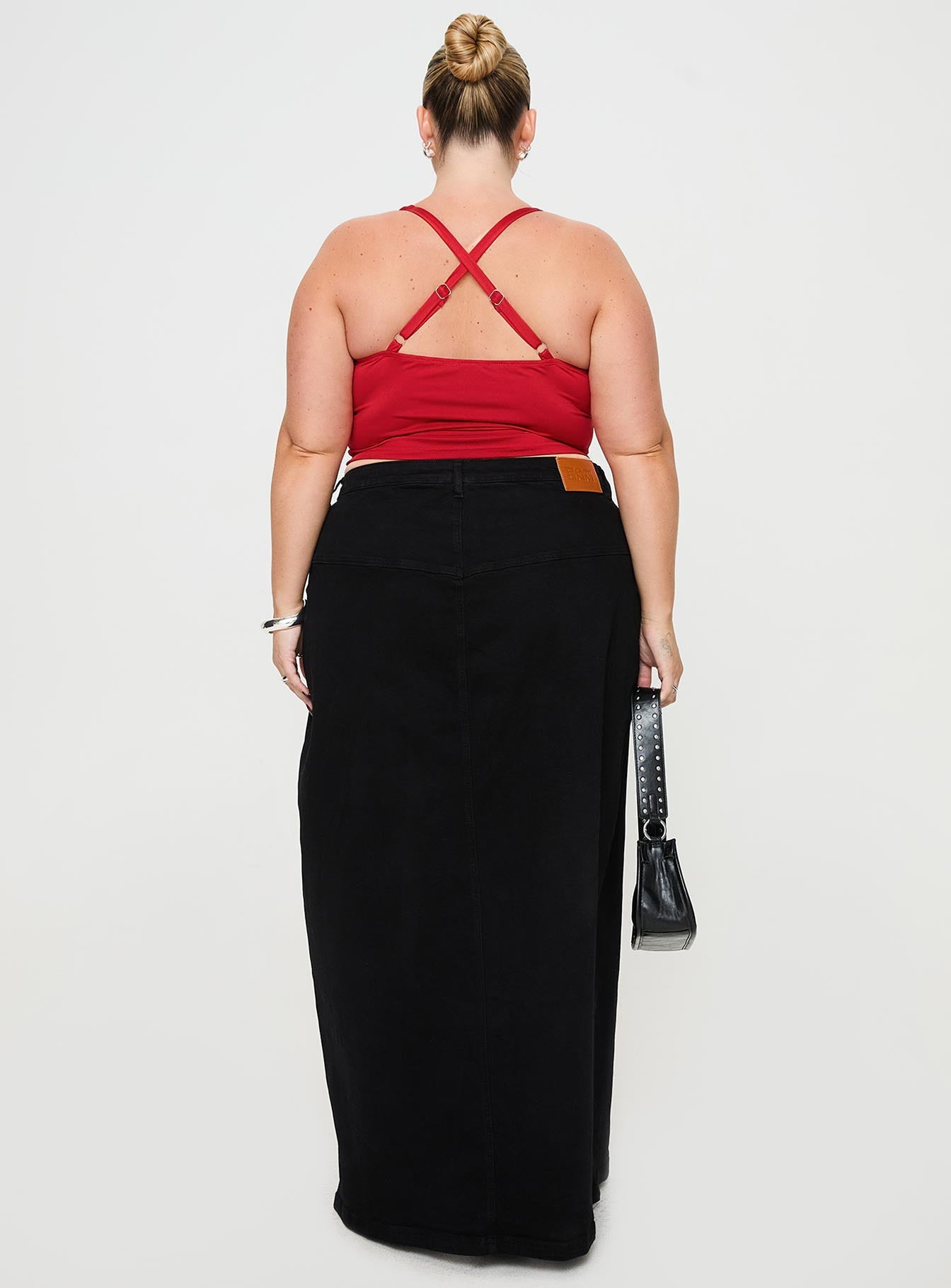 Batkins Maxi Skirt Black Curve - Image 5