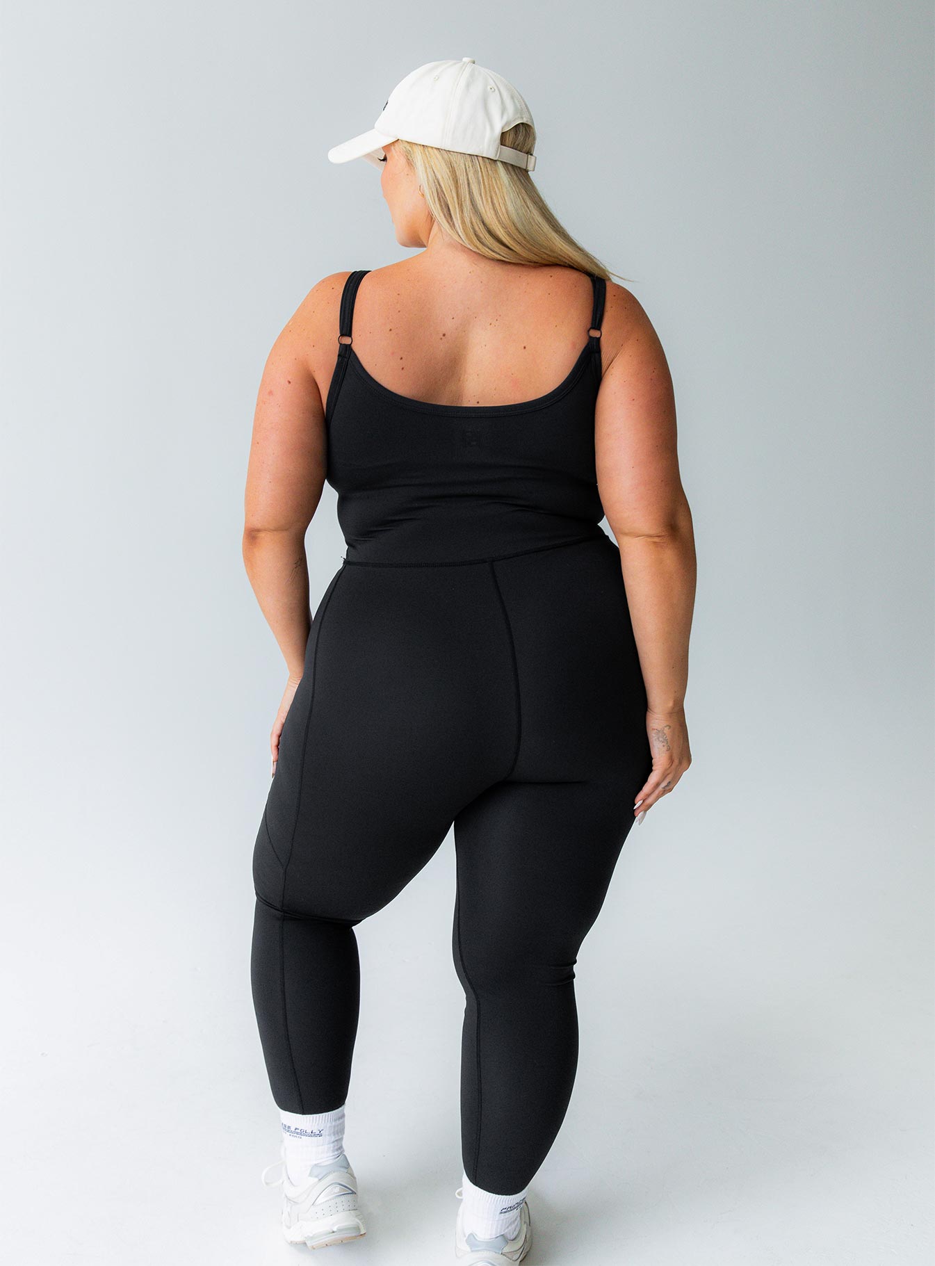 Go Getter Activewear Jumpsuit Black Curve - Image 4